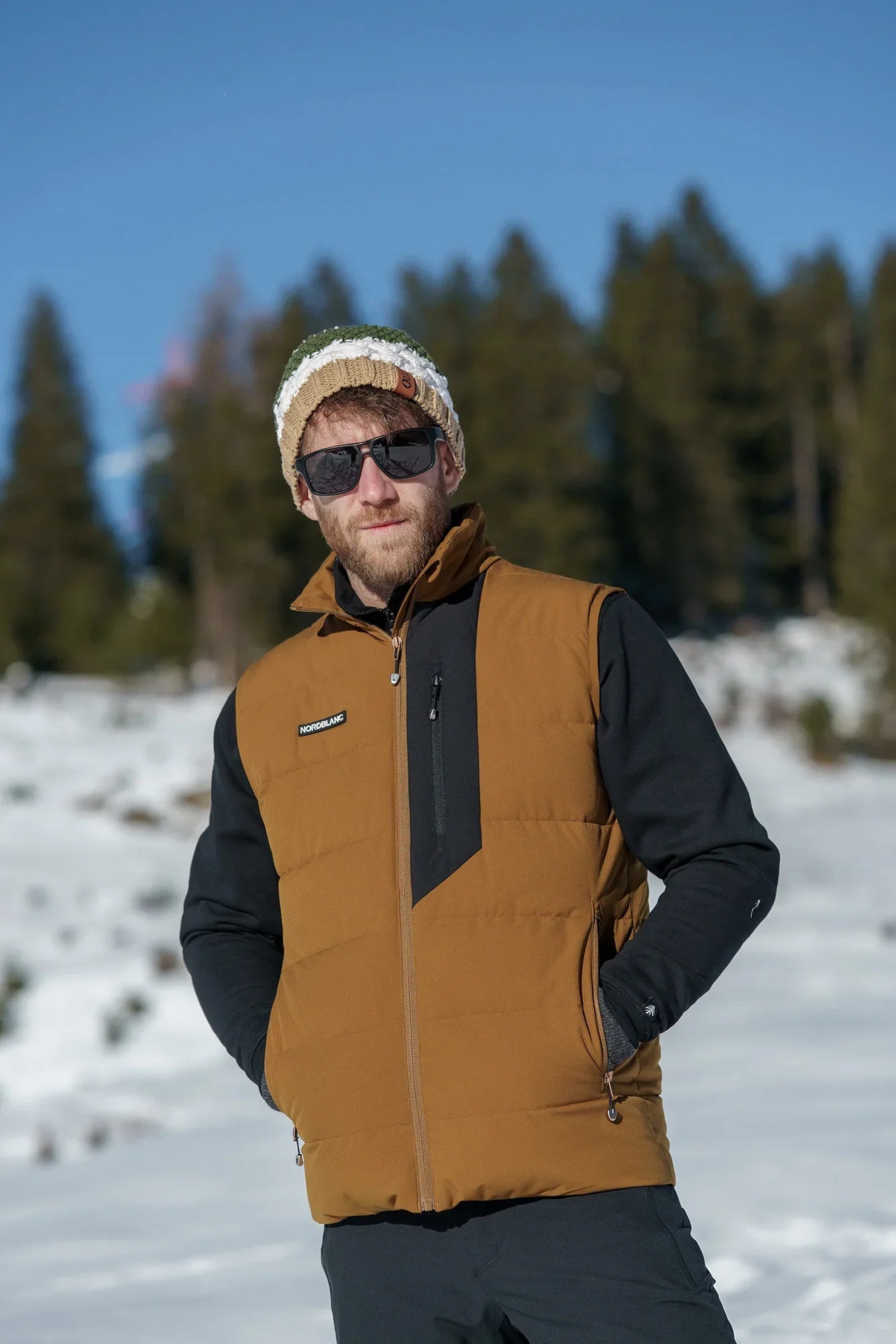 Winter vest men's - MAGMA brown-10