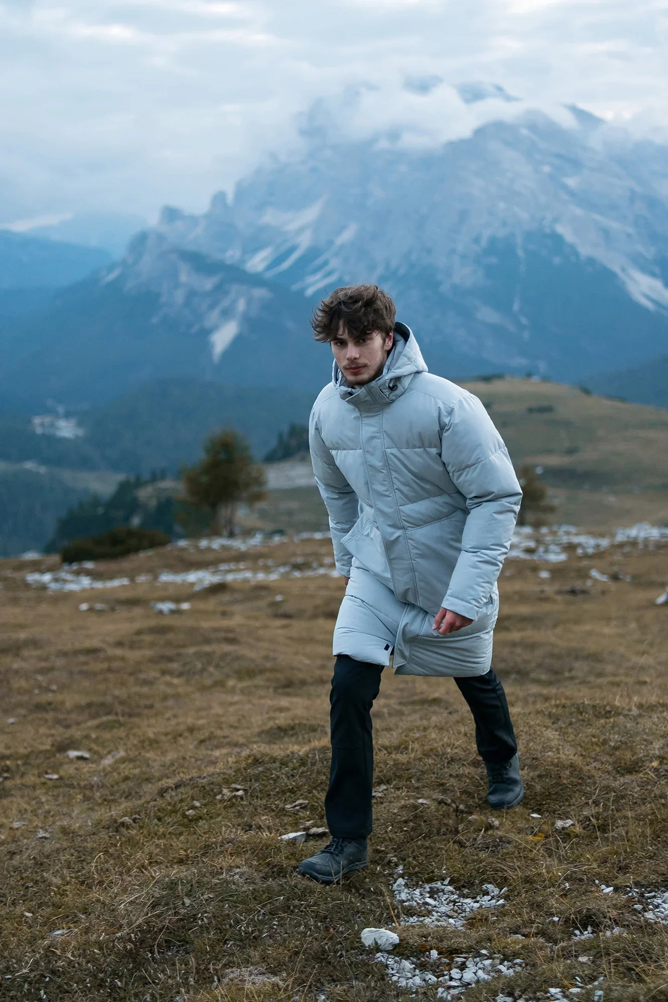 Winterparka Herren - ICESTORM grau-3