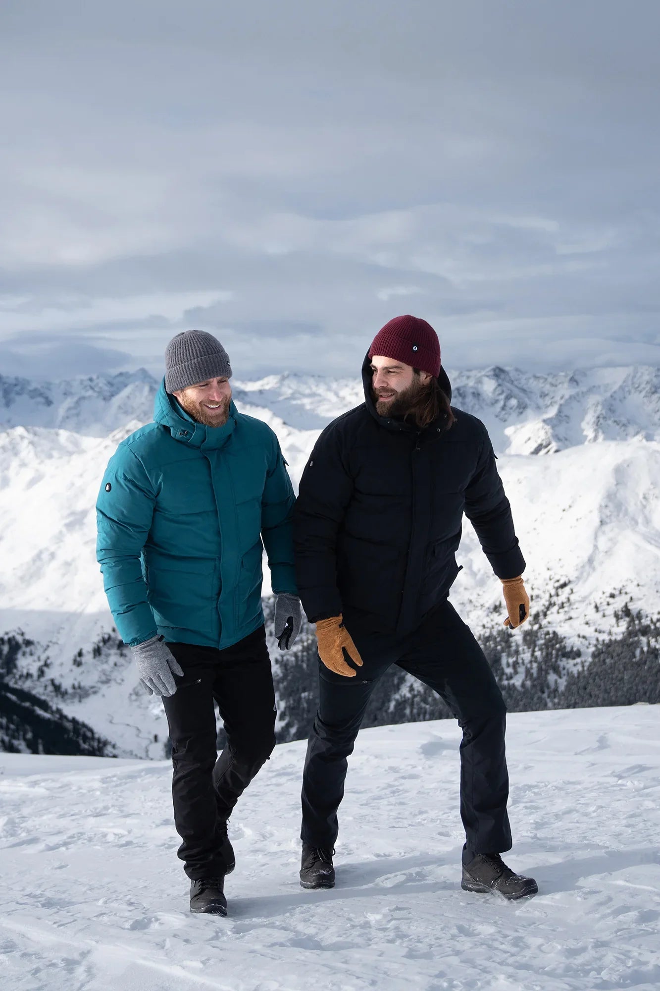 Waterproof winter jacket men's - HUSKY black-4