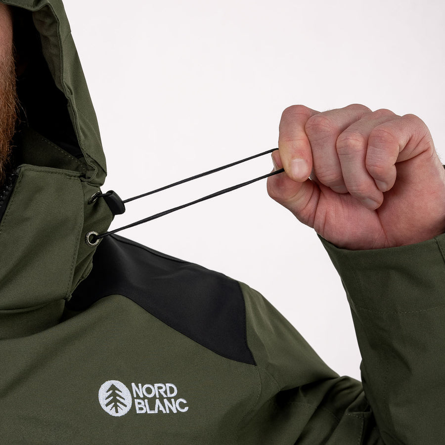 Adjustable hood drawcord