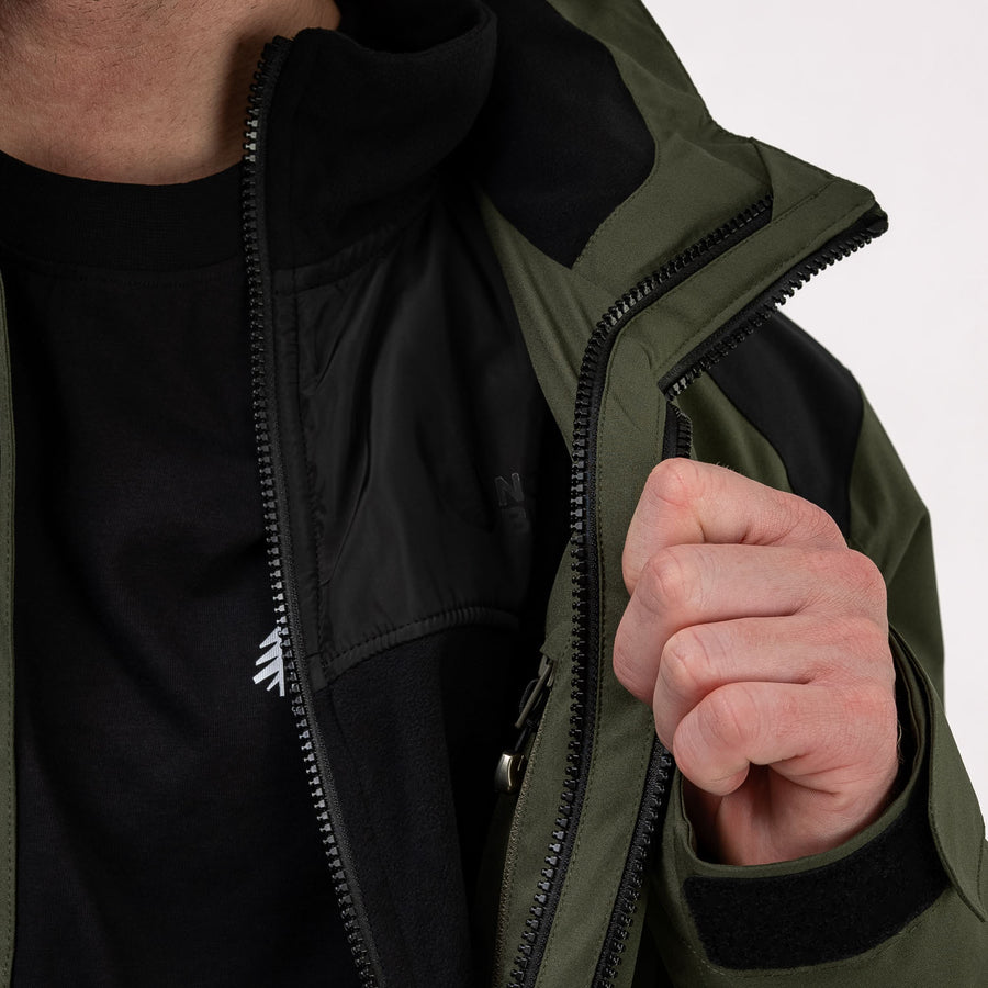 Detachable fleece jacket