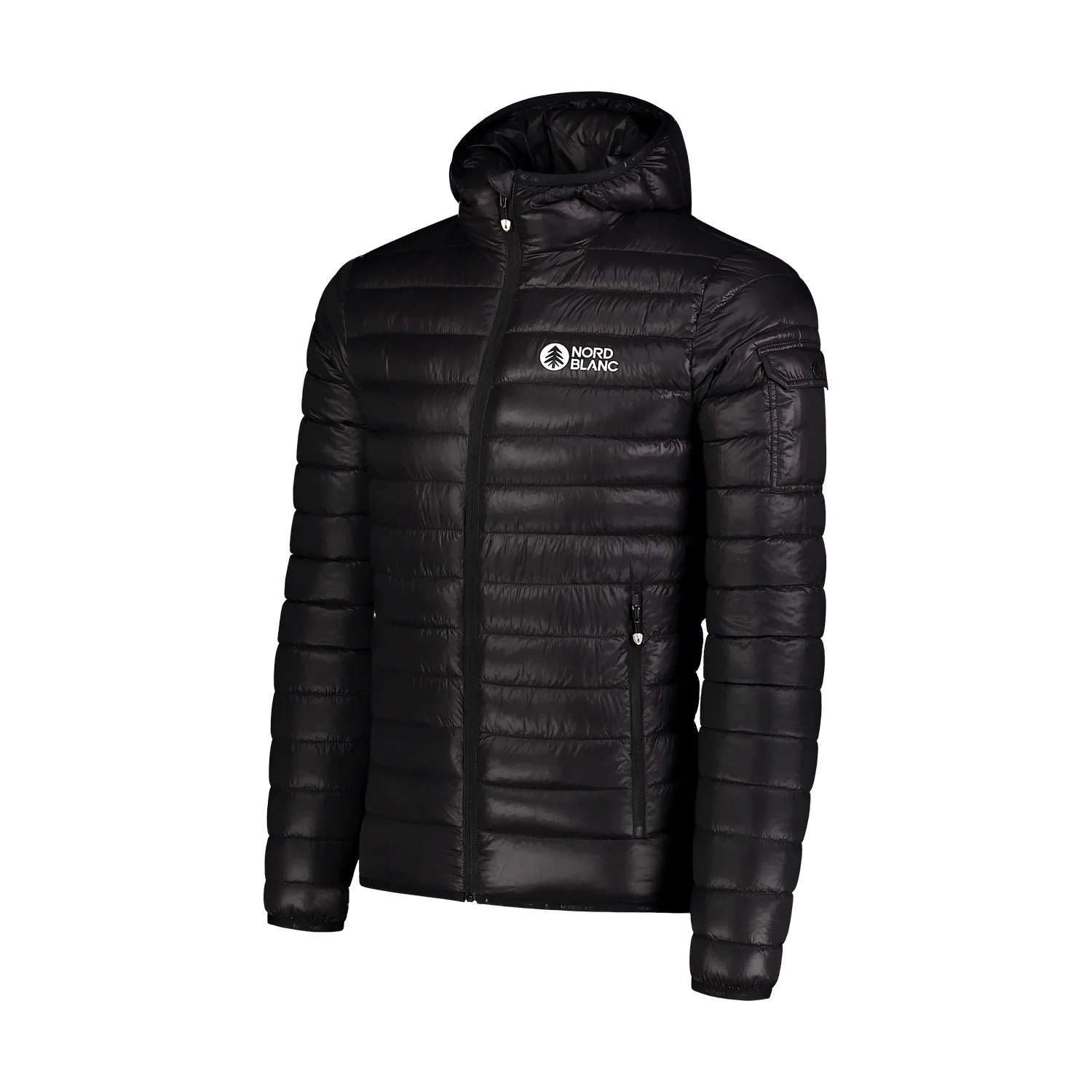 Quilted jacket men's - HOARFROST black-3