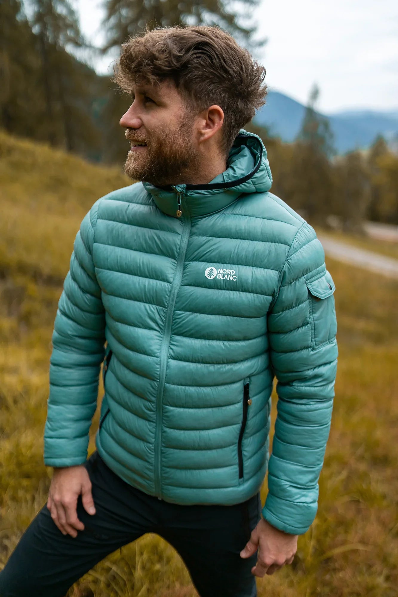 Quilted jacket men's - HOARFROST green-4