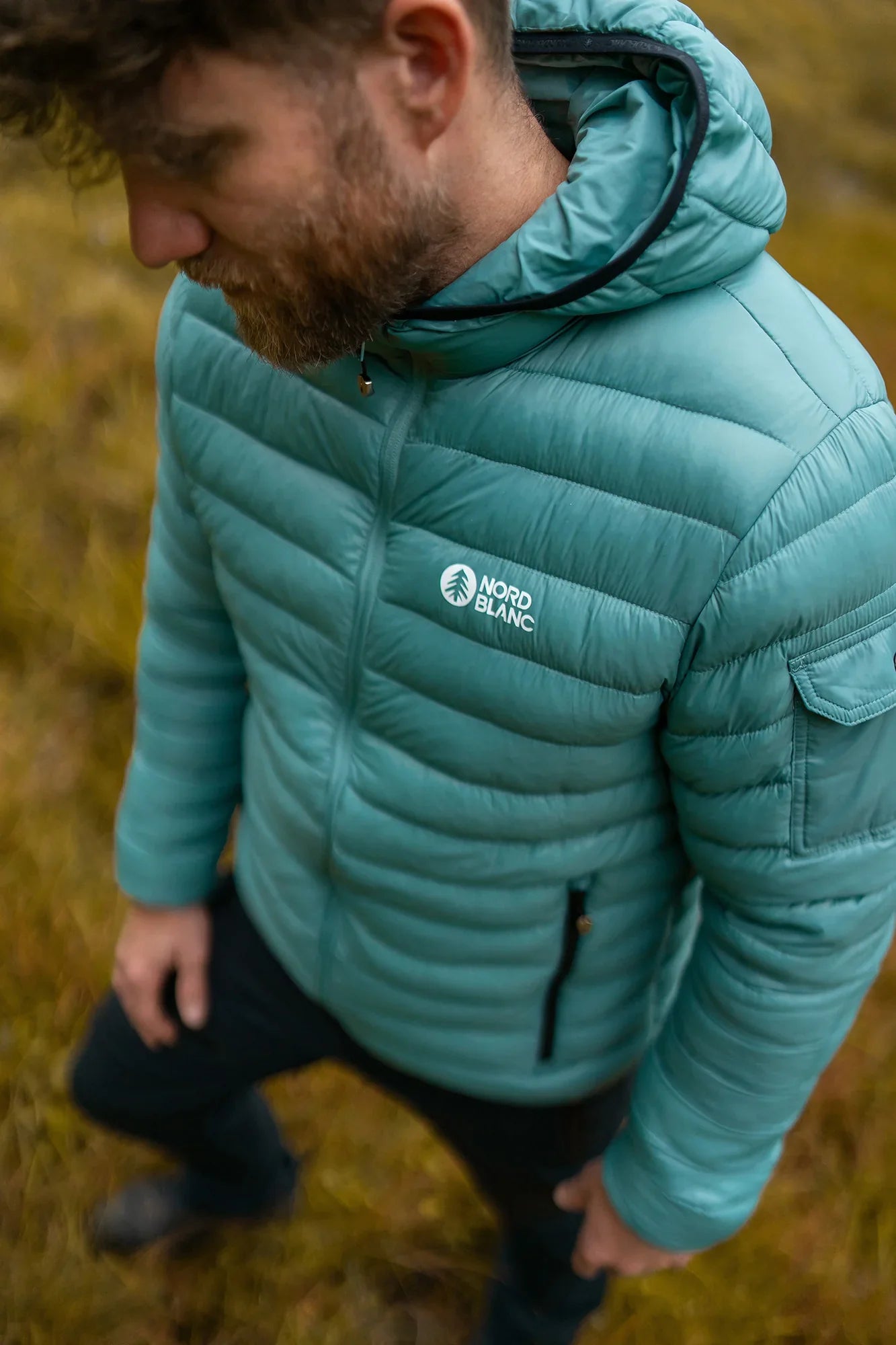 Quilted jacket men's - HOARFROST green-5