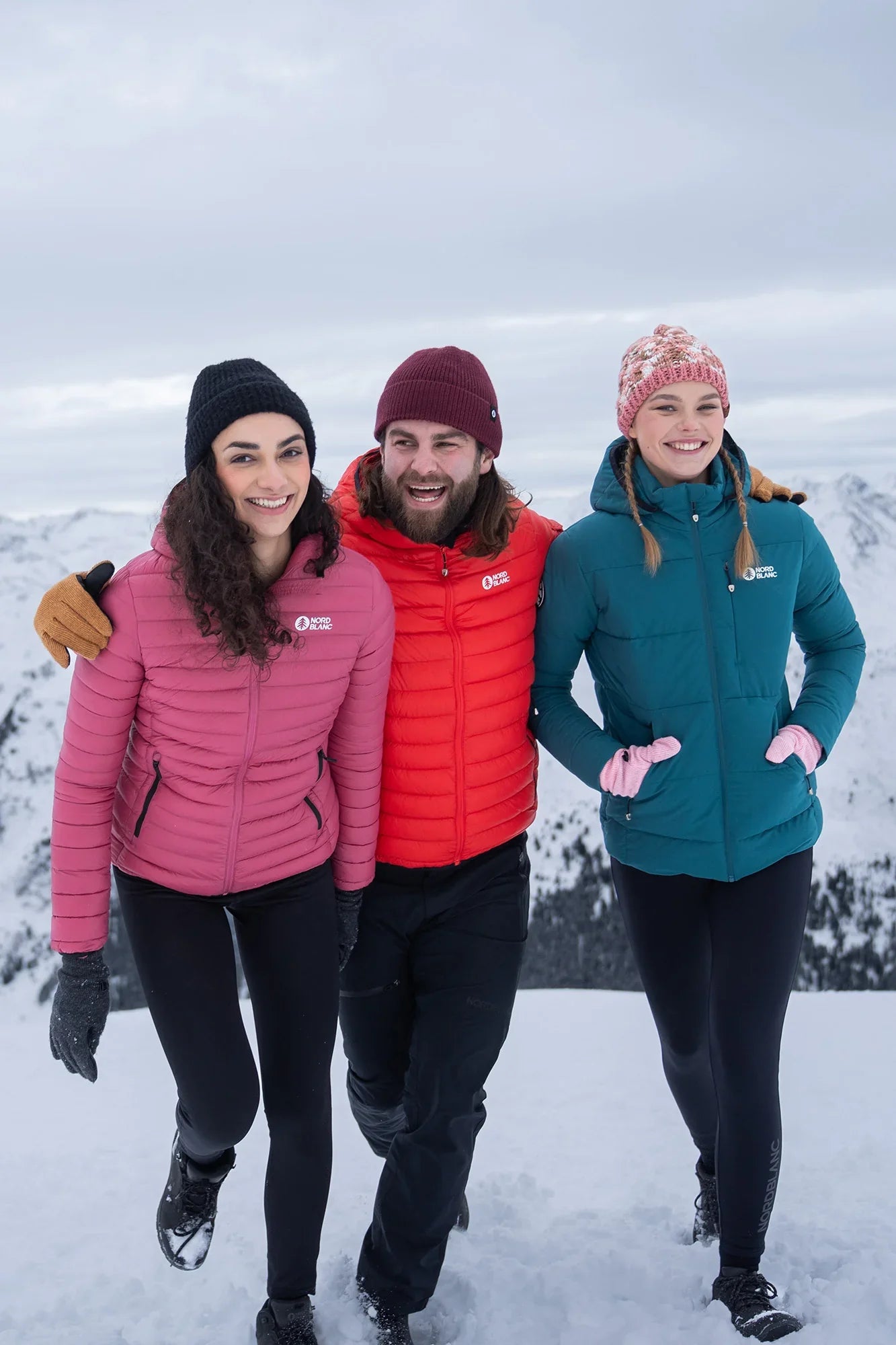Quilted jacket men's - HOARFROST red-4