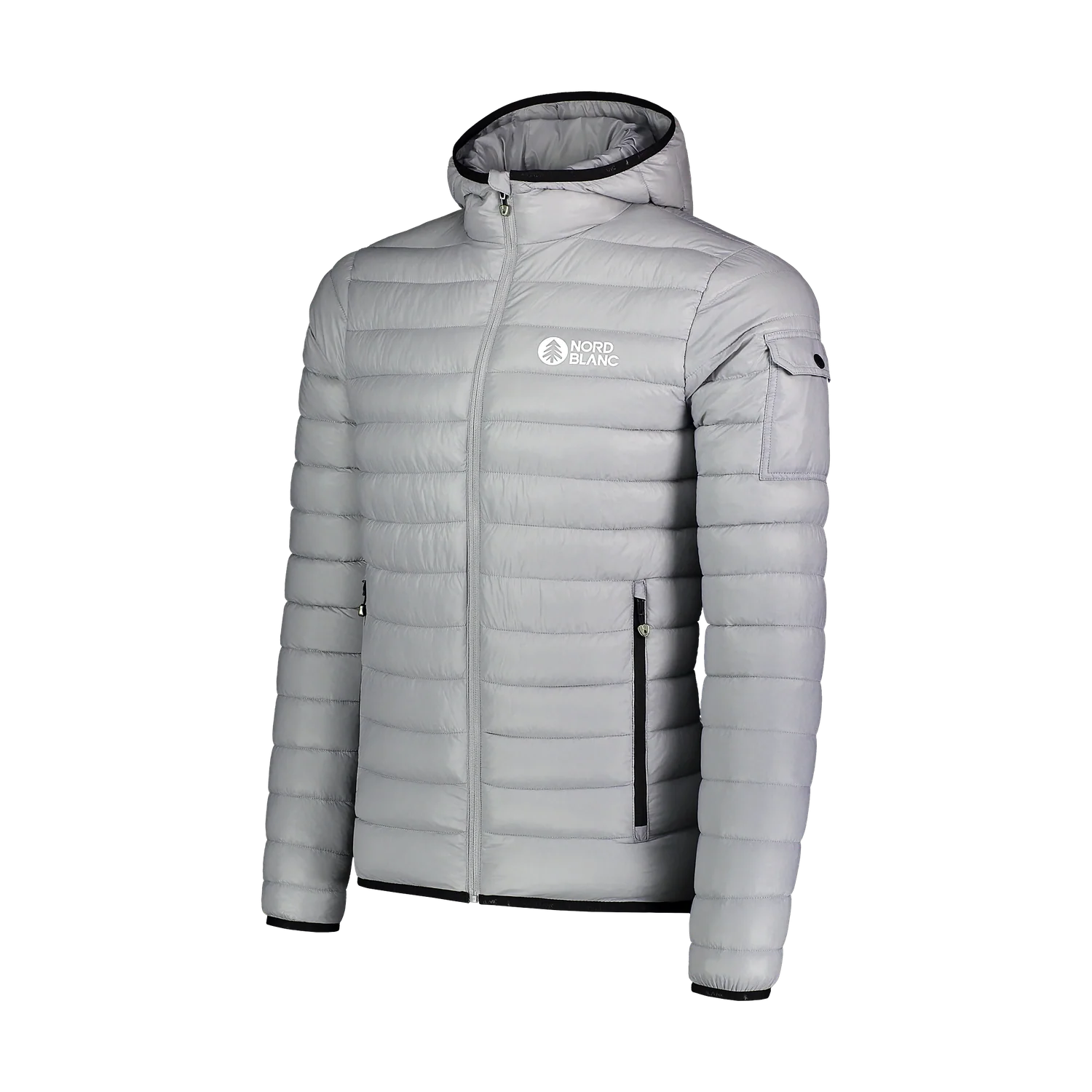 Quilted jacket men's - HOARFROST grey-3