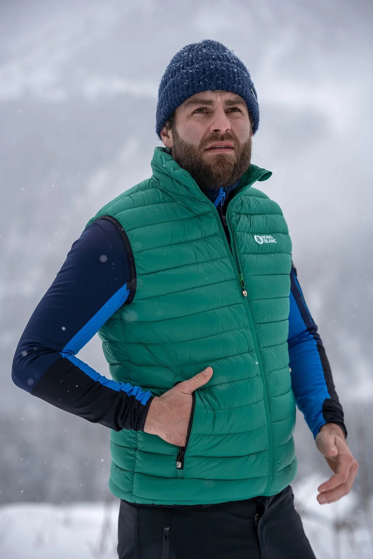 Winter vest men's - TUNDRA green – image 8