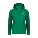 Waterproof winter jacket women's - COCOA green