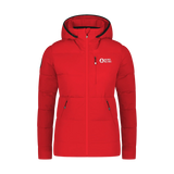 Waterproof winter jacket women's - COCOA red