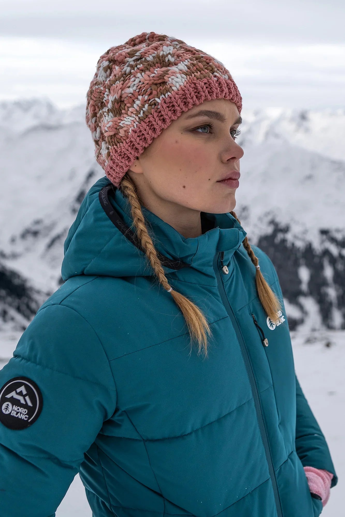 Waterproof winter jacket women's - COCOA green-7