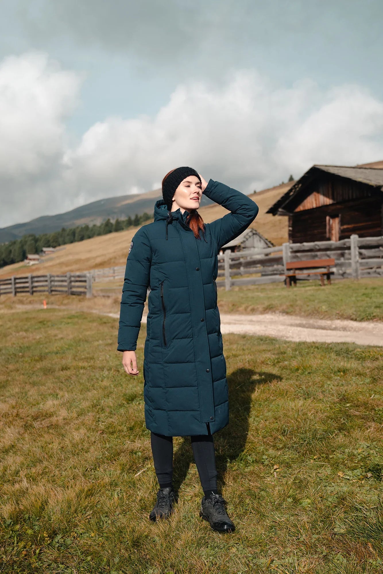 Wasserdichte Winterparka Damen - BLANKET blau-4
