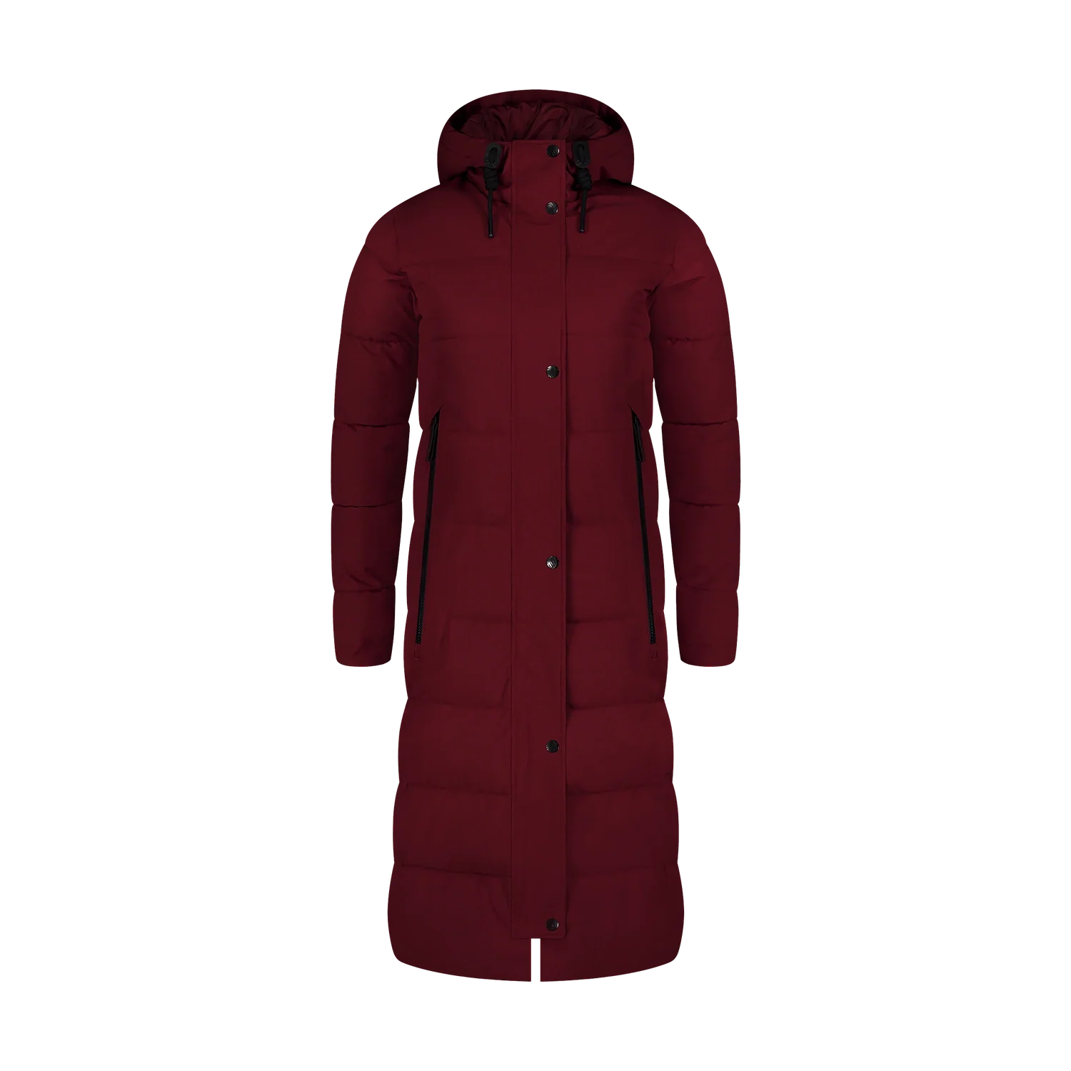 Wasserdichte Winterparka Damen - BLANKET weinrot