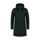 Waterproof winter parka women's - WARMHUG green