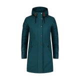 Waterproof winter parka women's - WARMHUG green