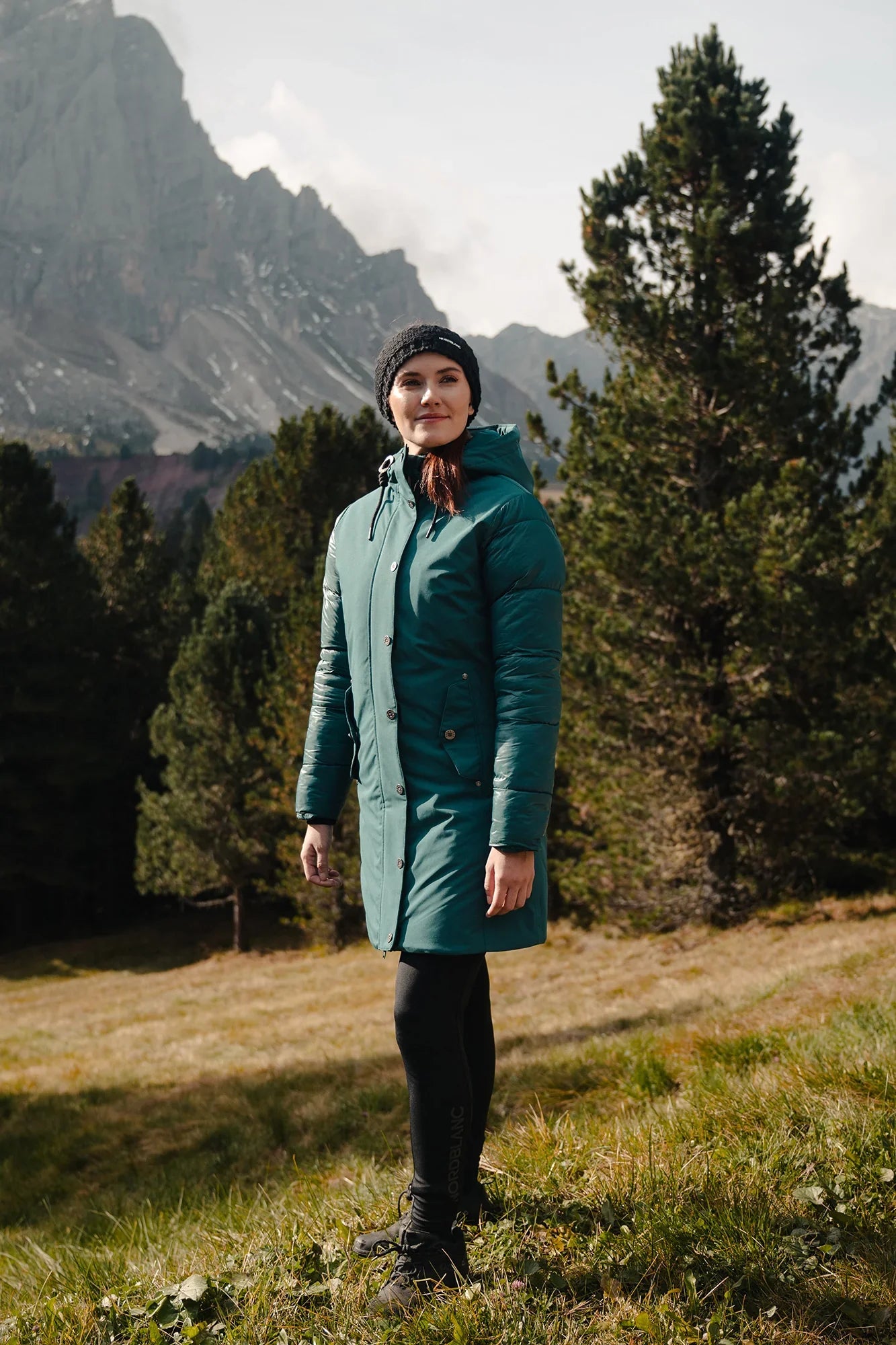 Waterproof winter parka women's - WARMHUG green-4