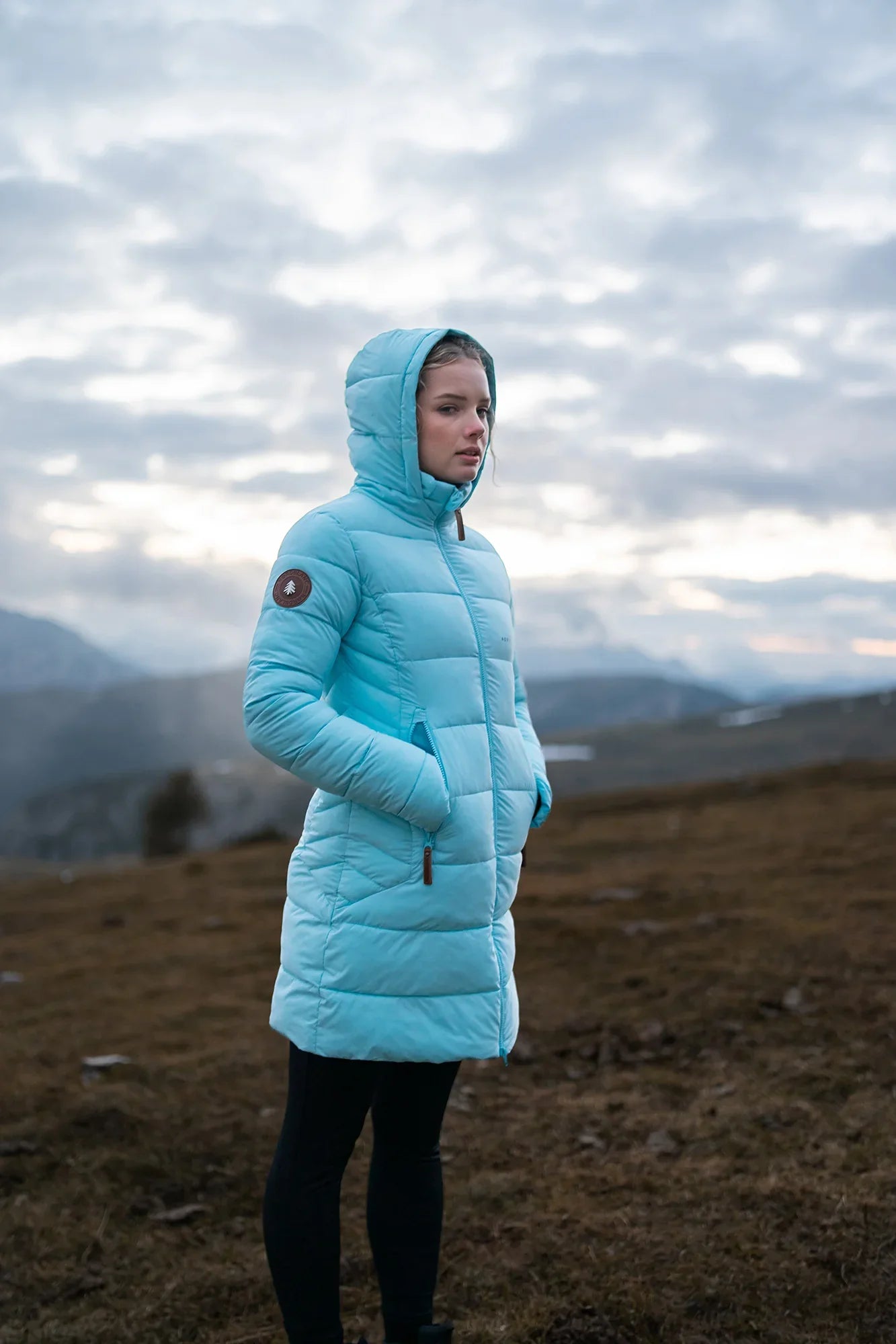 Winter parka women's - MOMENTS blue-3