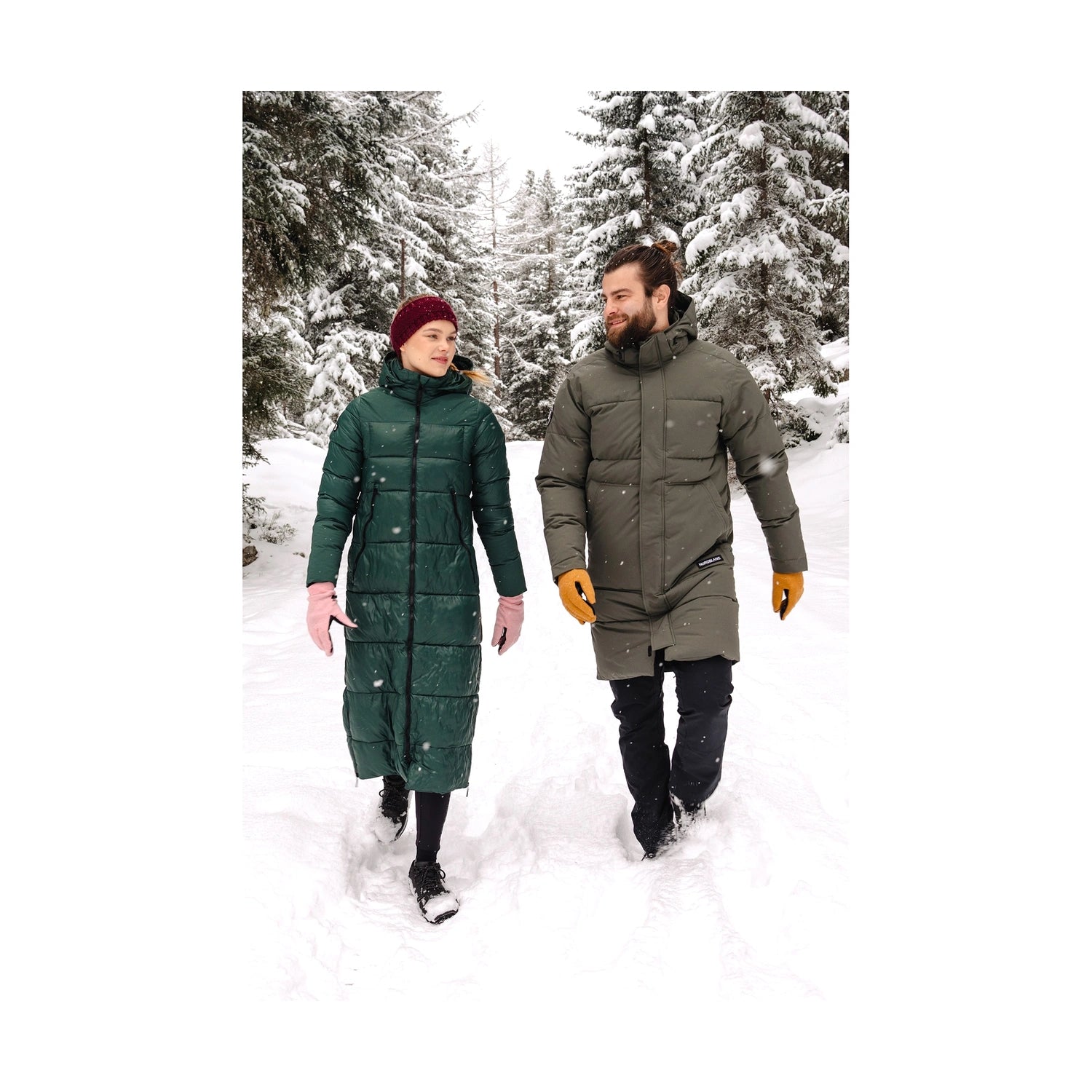 Winterparka Damen - WINTERNIGHT grün-3