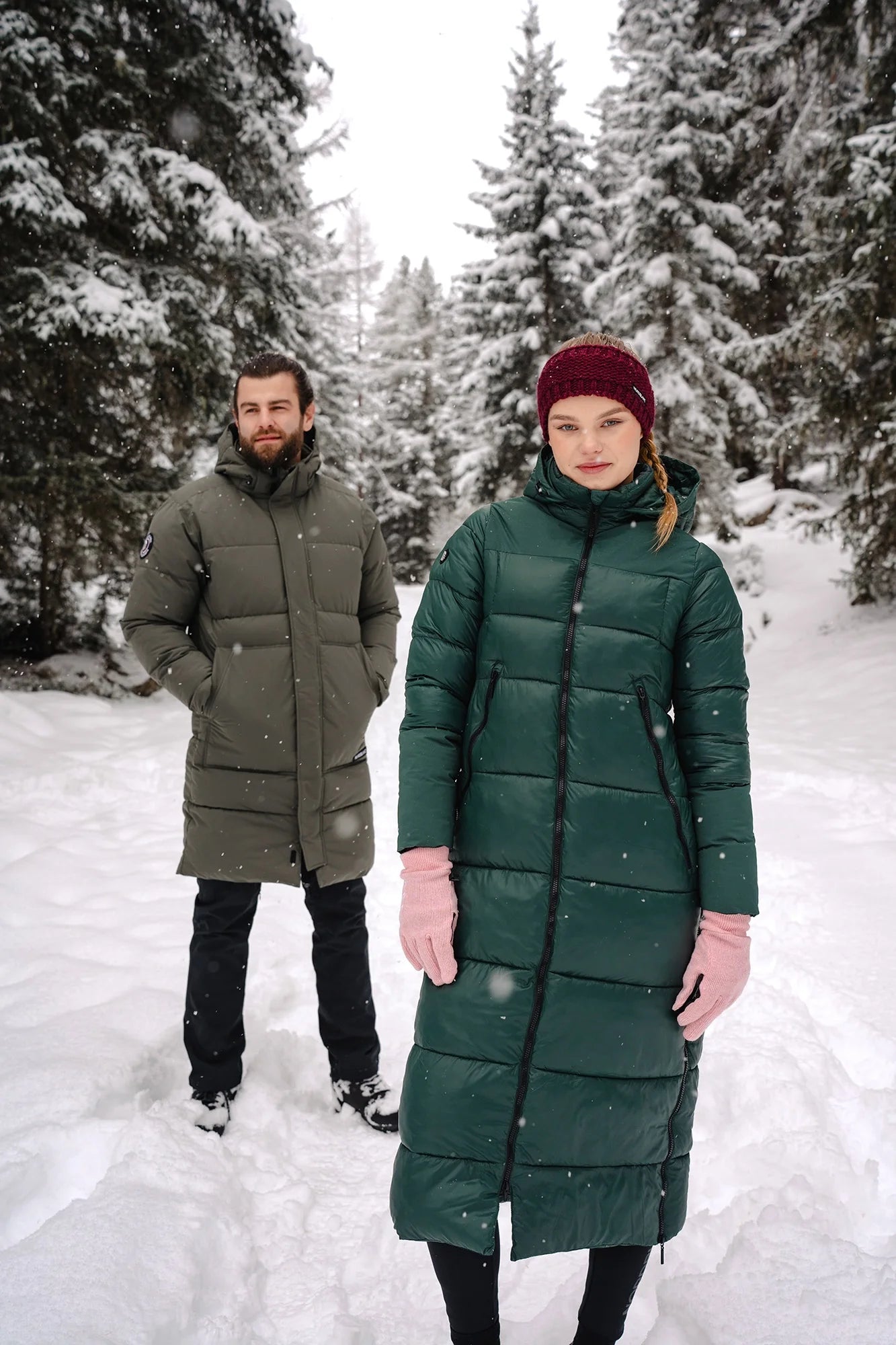 Winterparka Damen - WINTERNIGHT grün-4
