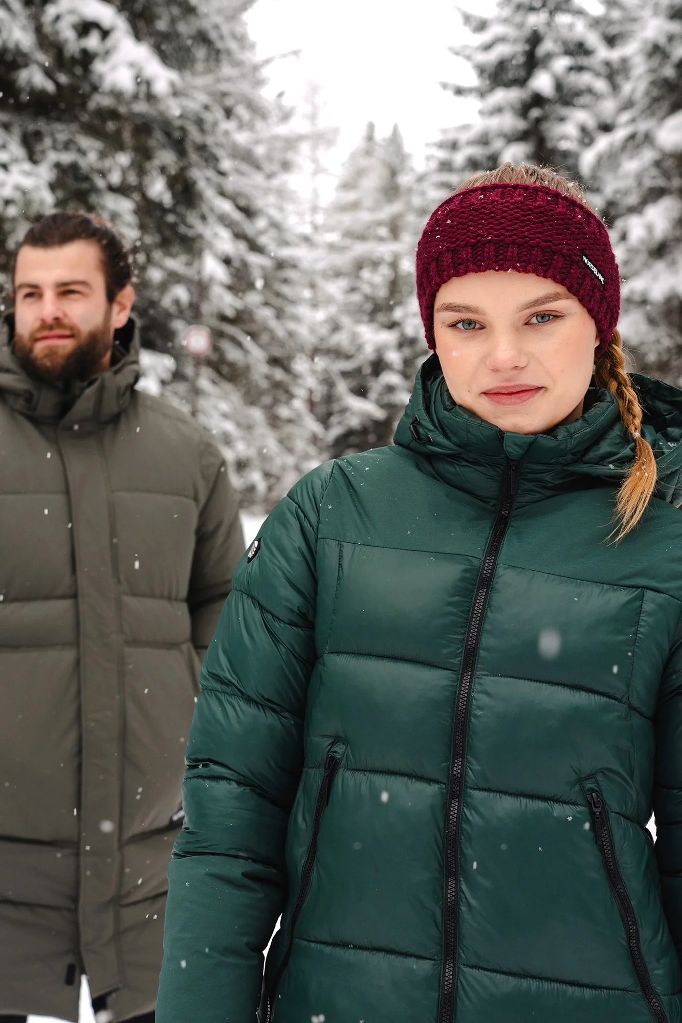 Winterparka Damen - WINTERNIGHT grün-5