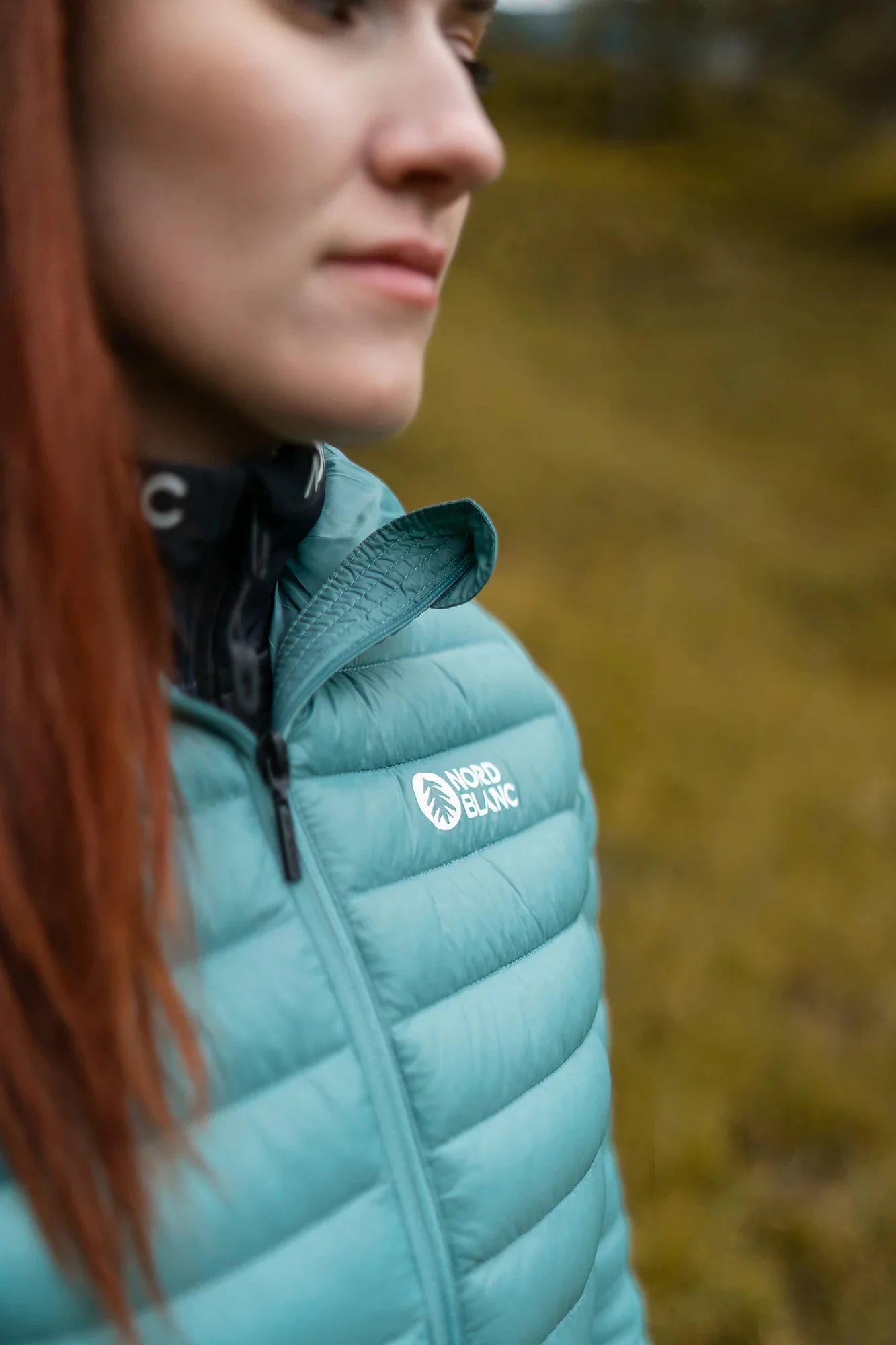 Quilted jacket women's - LONGING green-4
