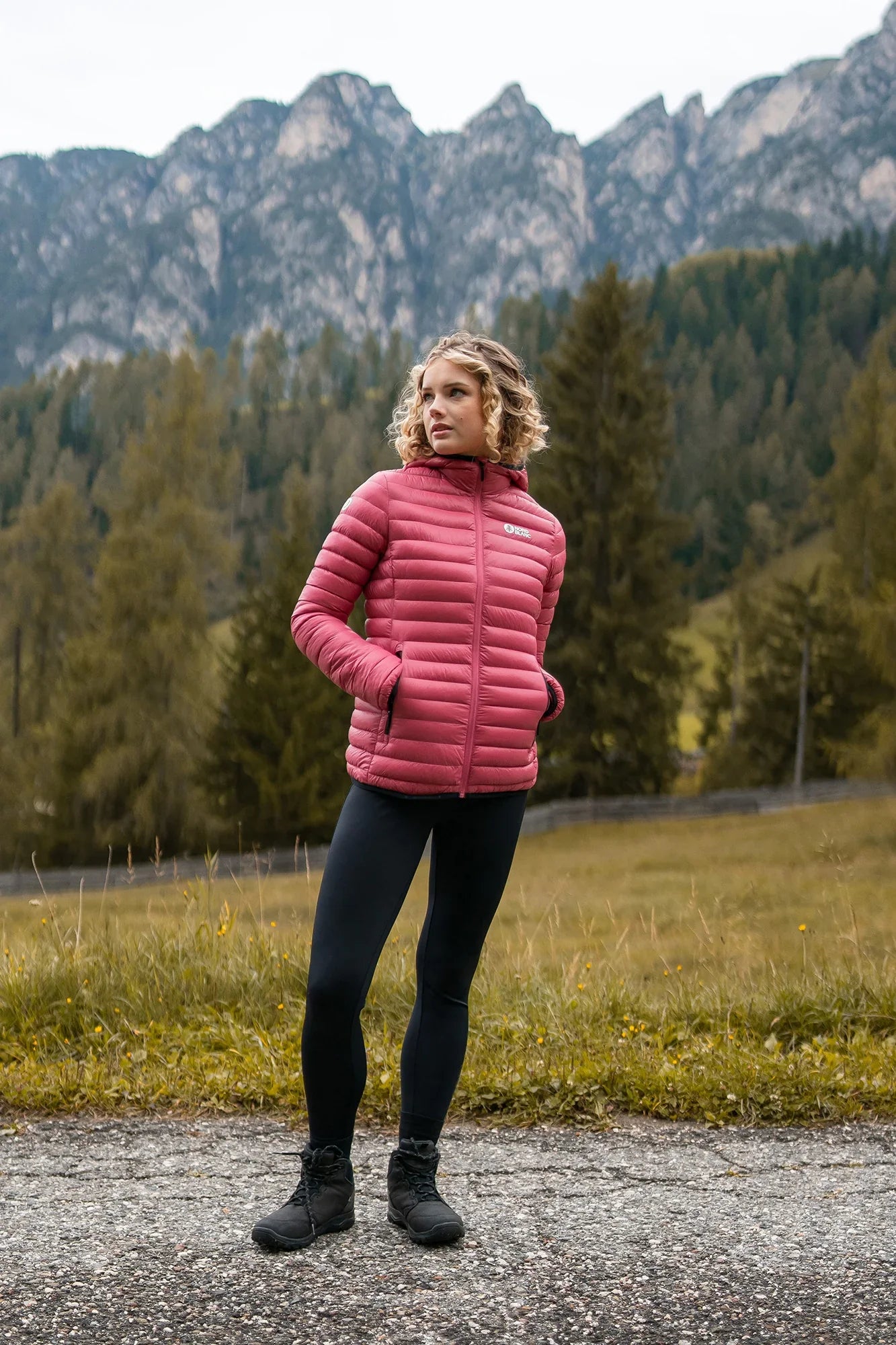 Winterjacke Damen - LONGING pink-3
