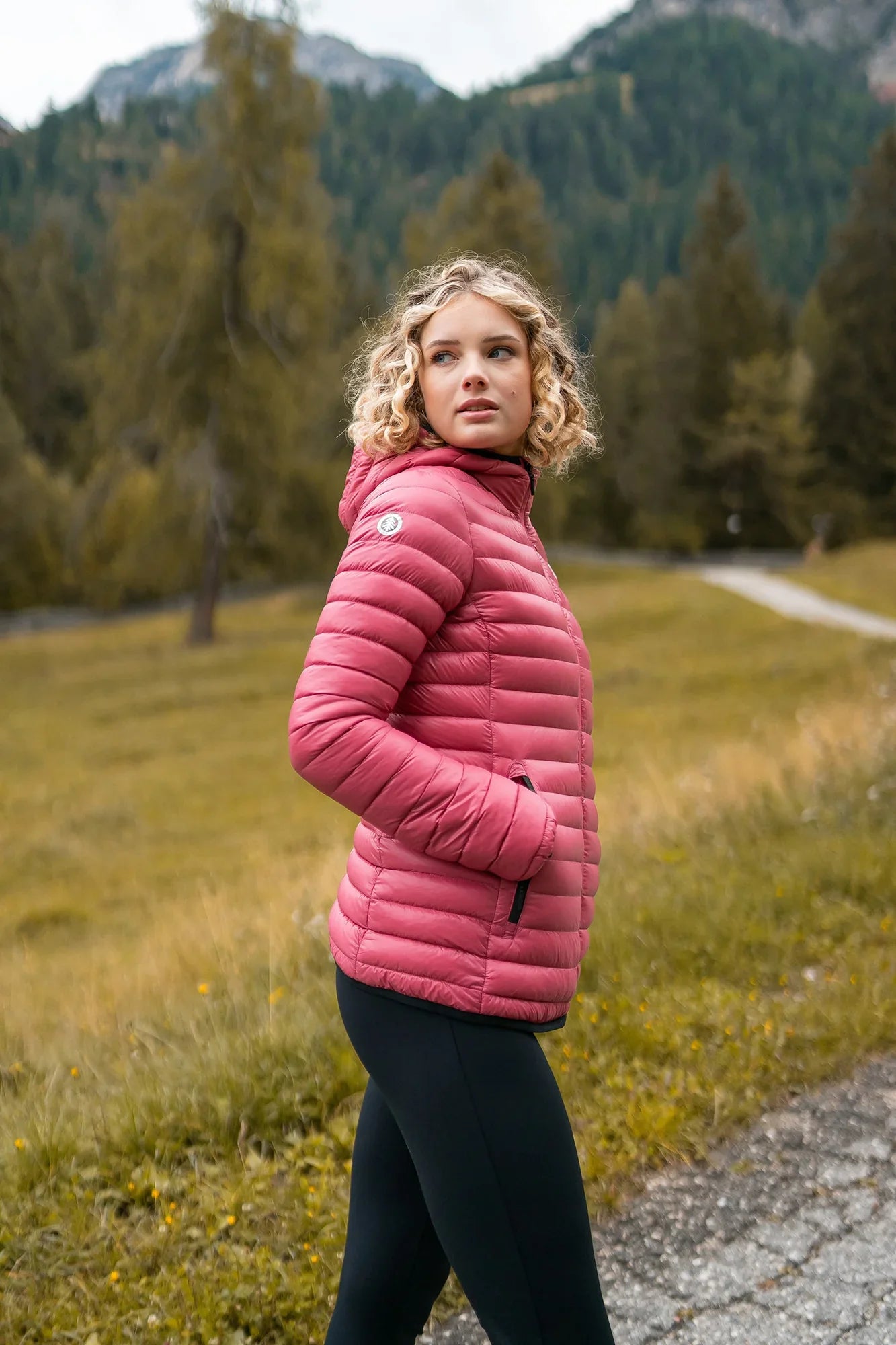 Winterjacke Damen - LONGING pink-4