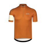 Bike jersey men's - CAMEL brown