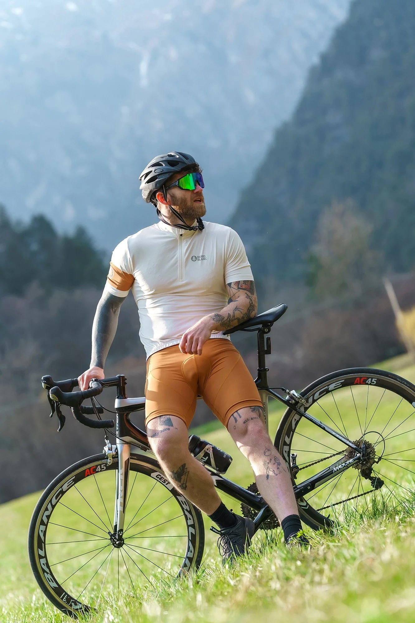 Cyklo dres pánský - CAMEL béžový-3
