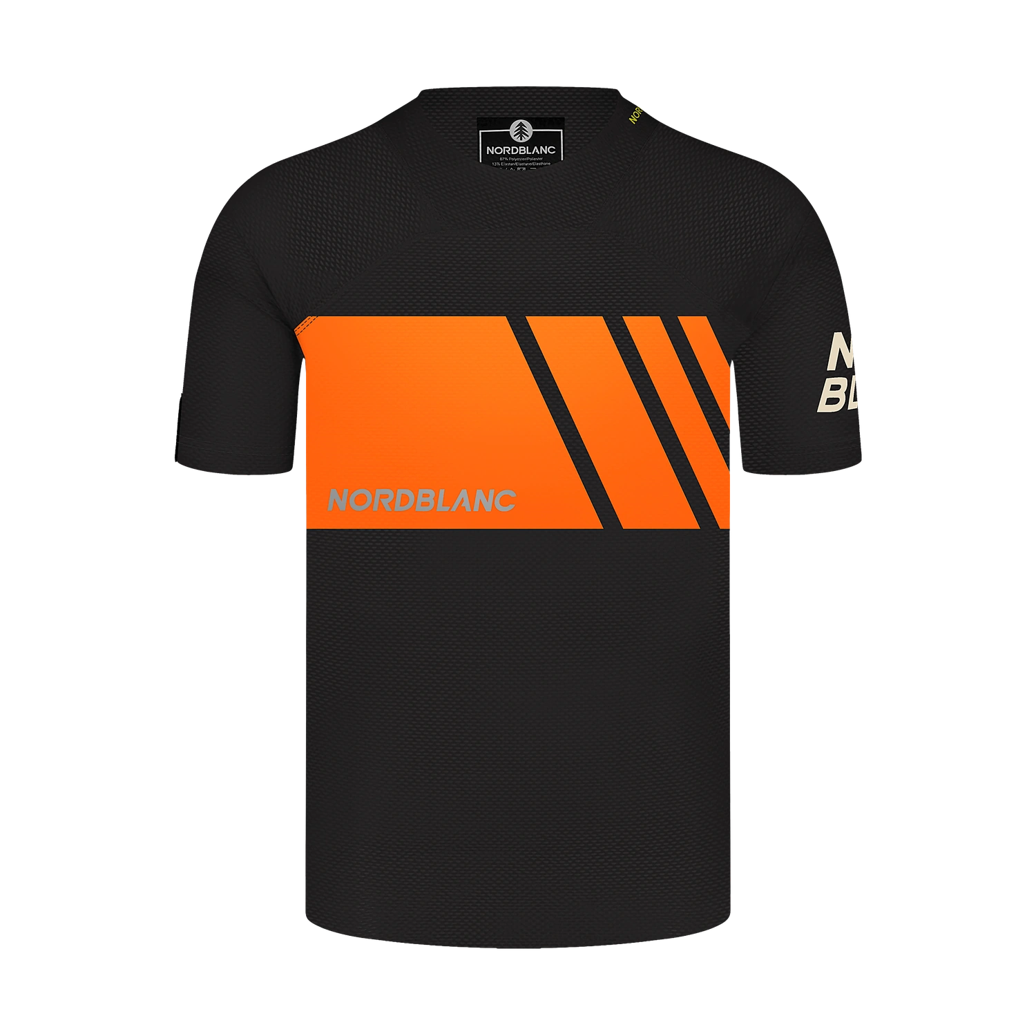 Functional bike t-shirt men's - MUD orange-1