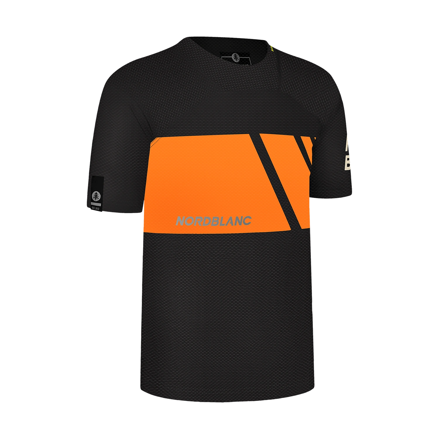 Functional bike t-shirt men's - MUD orange-2