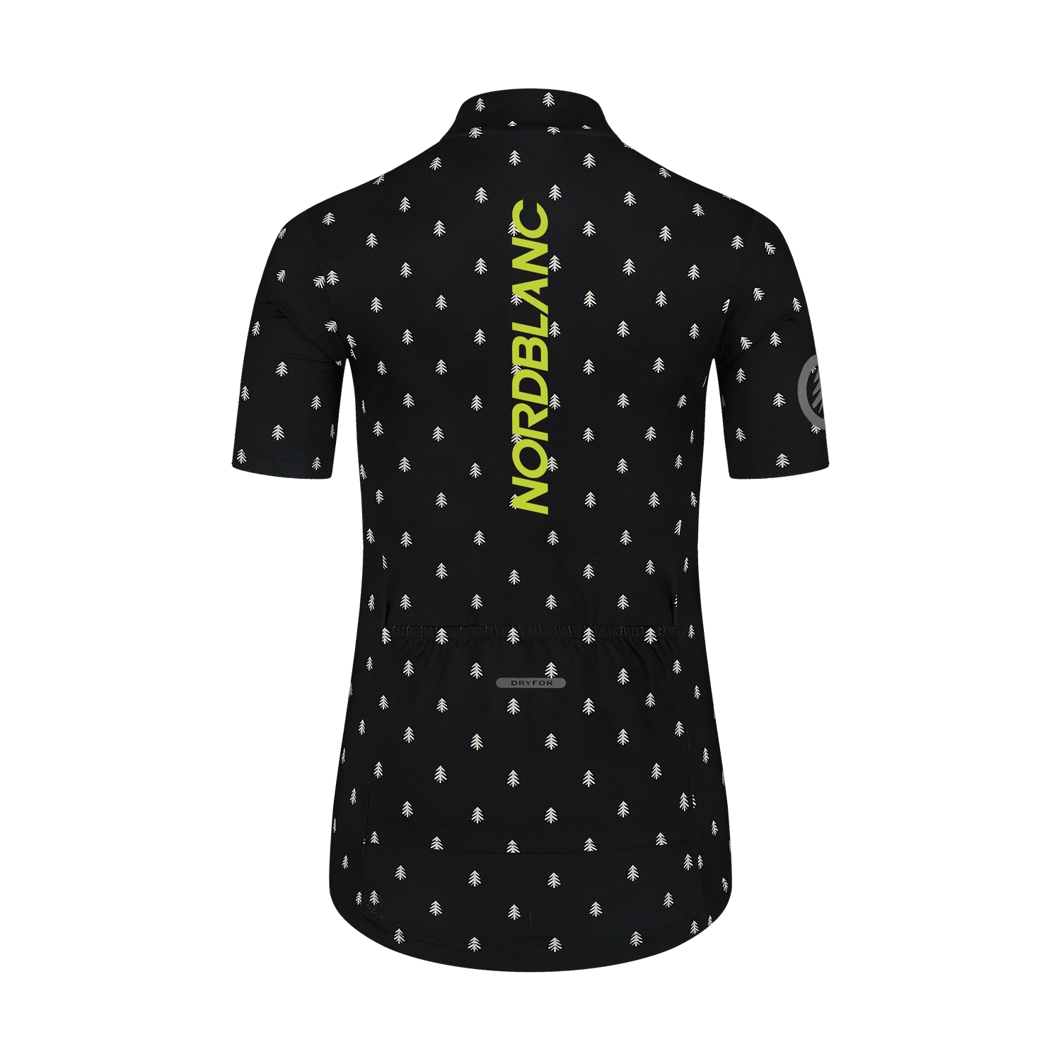 Radtrikot Damen - TREES schwarz-2