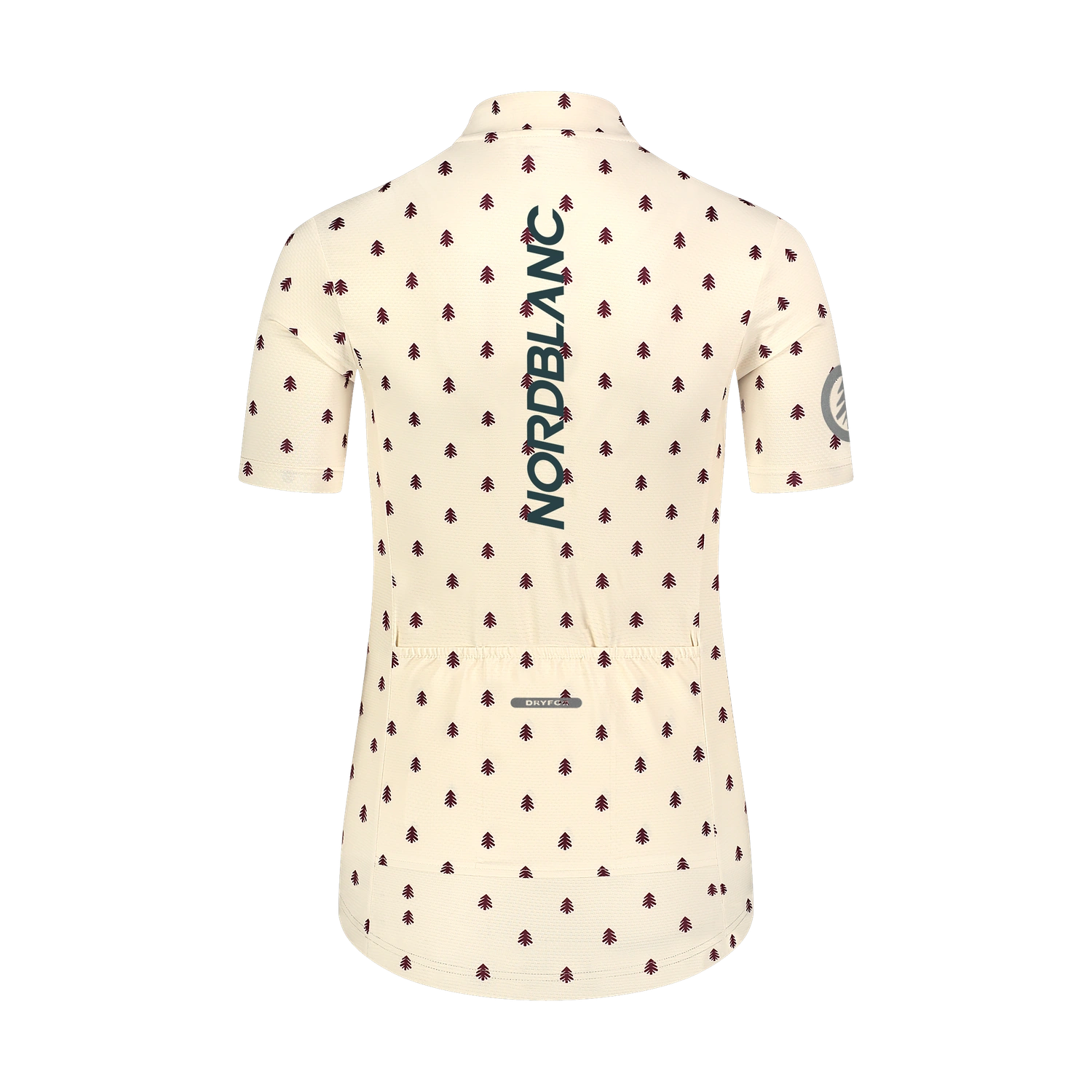 Bike jersey women's - TREES beige-2