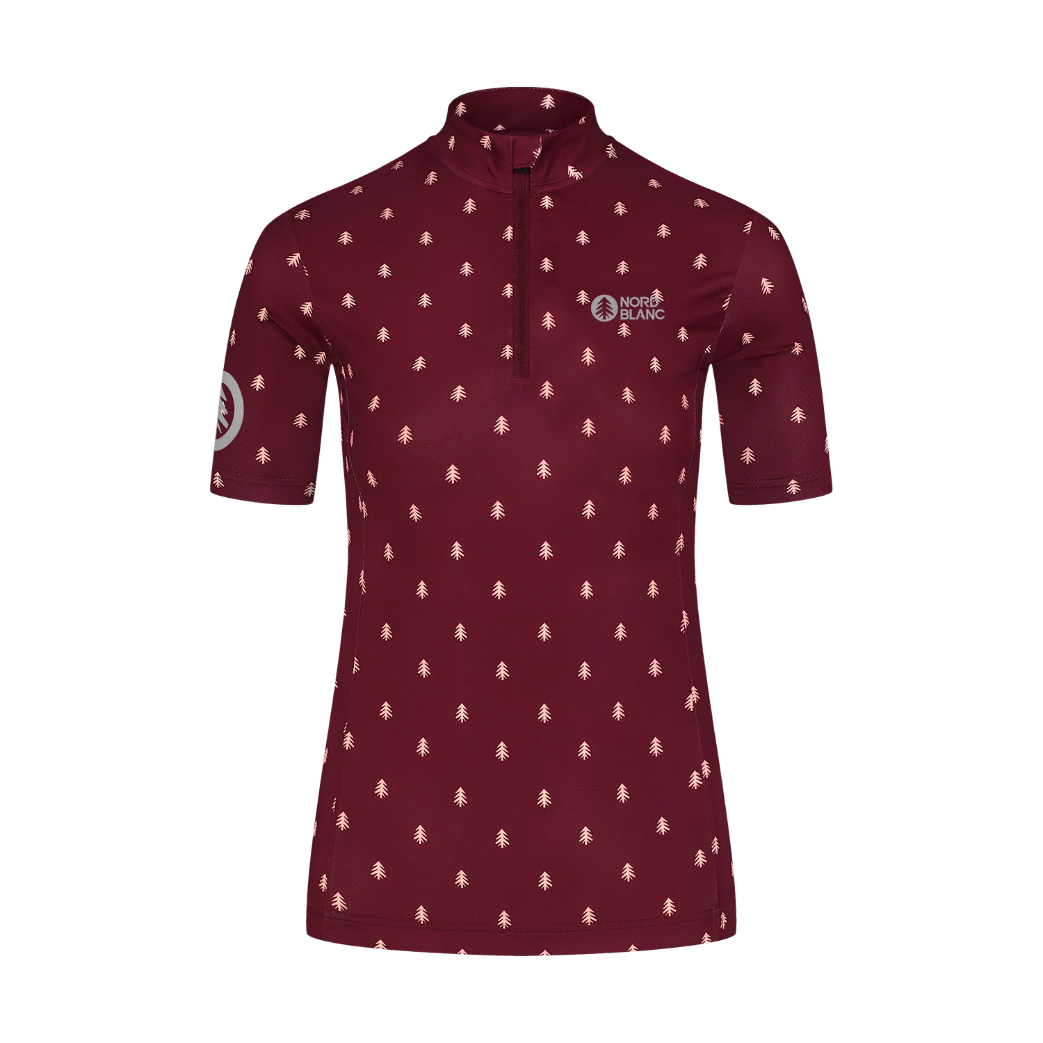 Bike jersey women's - TREES red