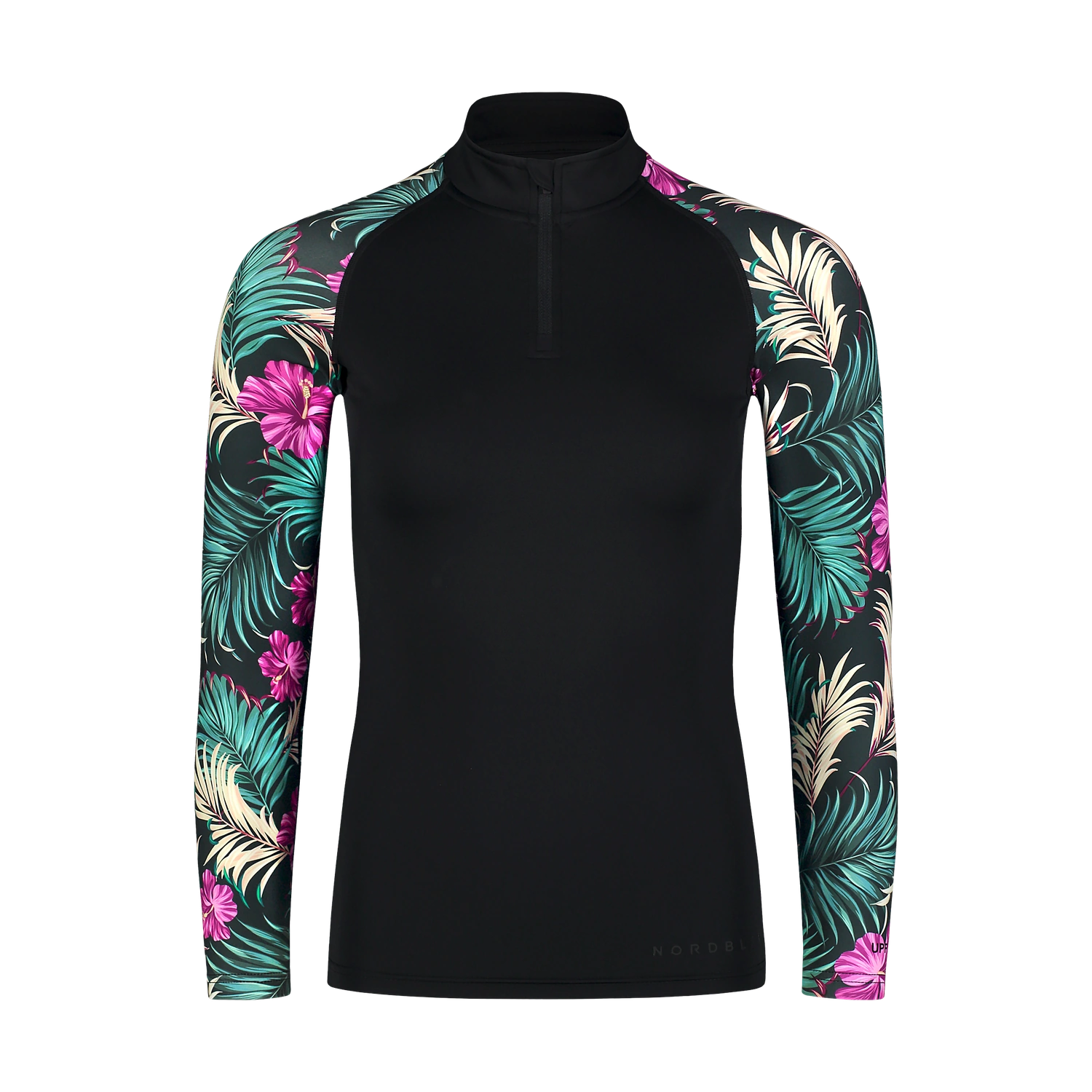 UV-Schutz-T-Shirt Damen - STARFISH schwarz