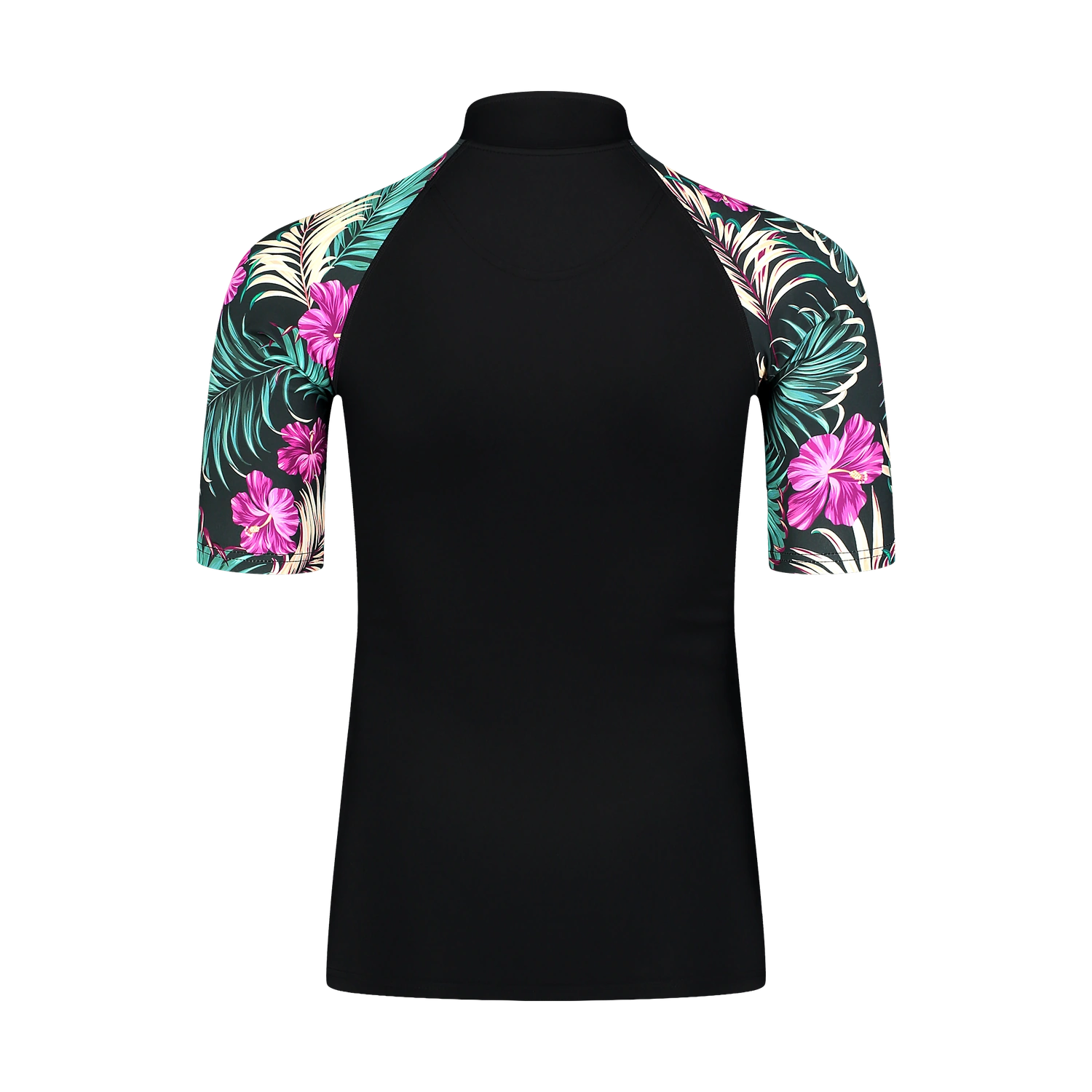 UV protection T-shirt women's - PEBBLE black-4