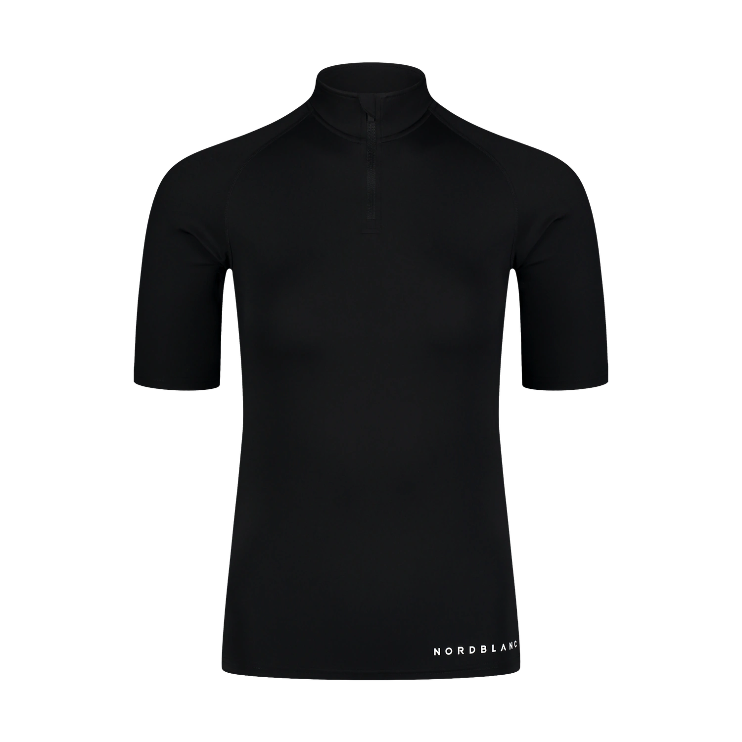 UV-Schutz-T-Shirt Damen - PEBBLE schwarz
