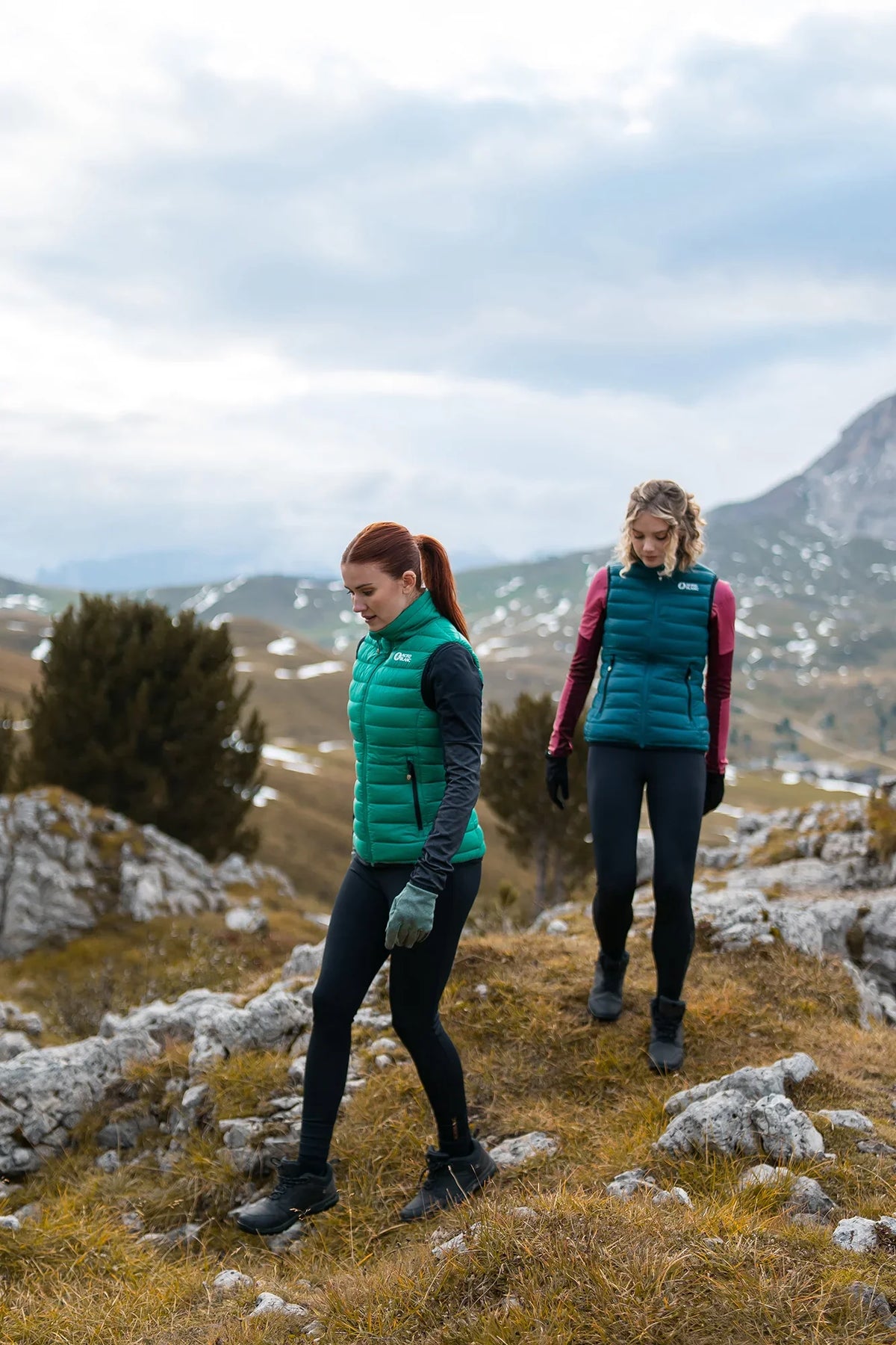 Winter gilet women's - UNDERCOAT green – image 3