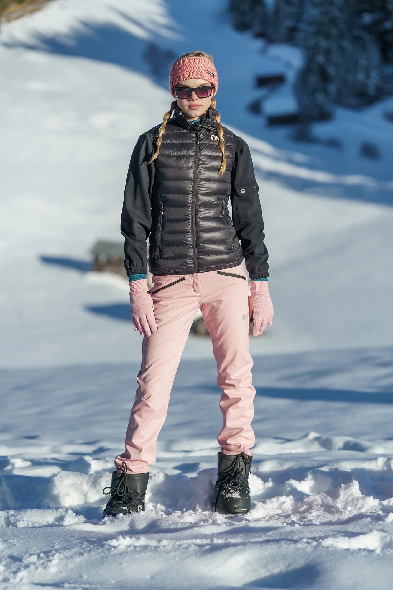 Winterweste Damen - UNDERCOAT schwarz-3