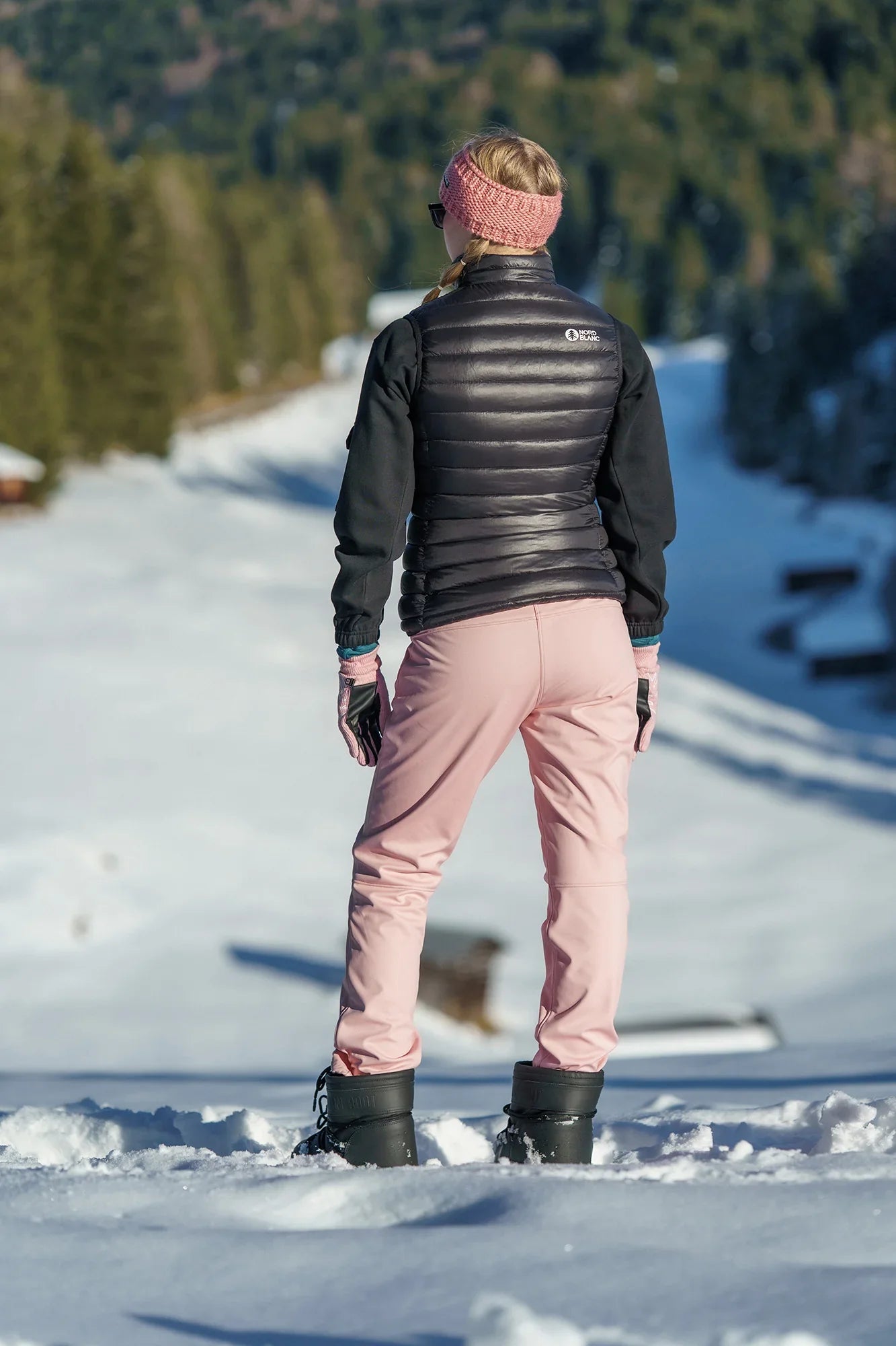 Winterweste Damen - UNDERCOAT schwarz-4