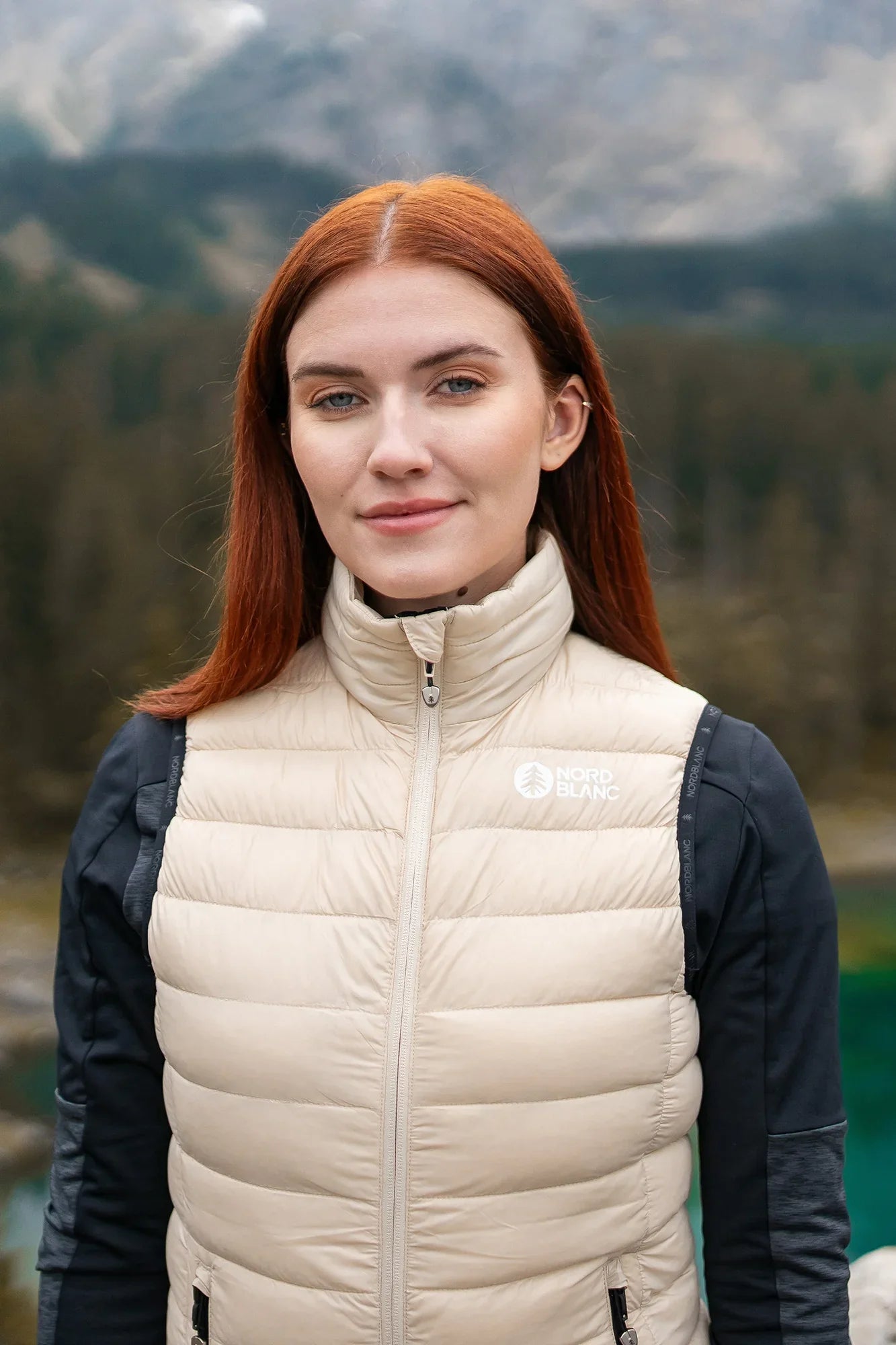Winterweste Damen - UNDERCOAT beige-6