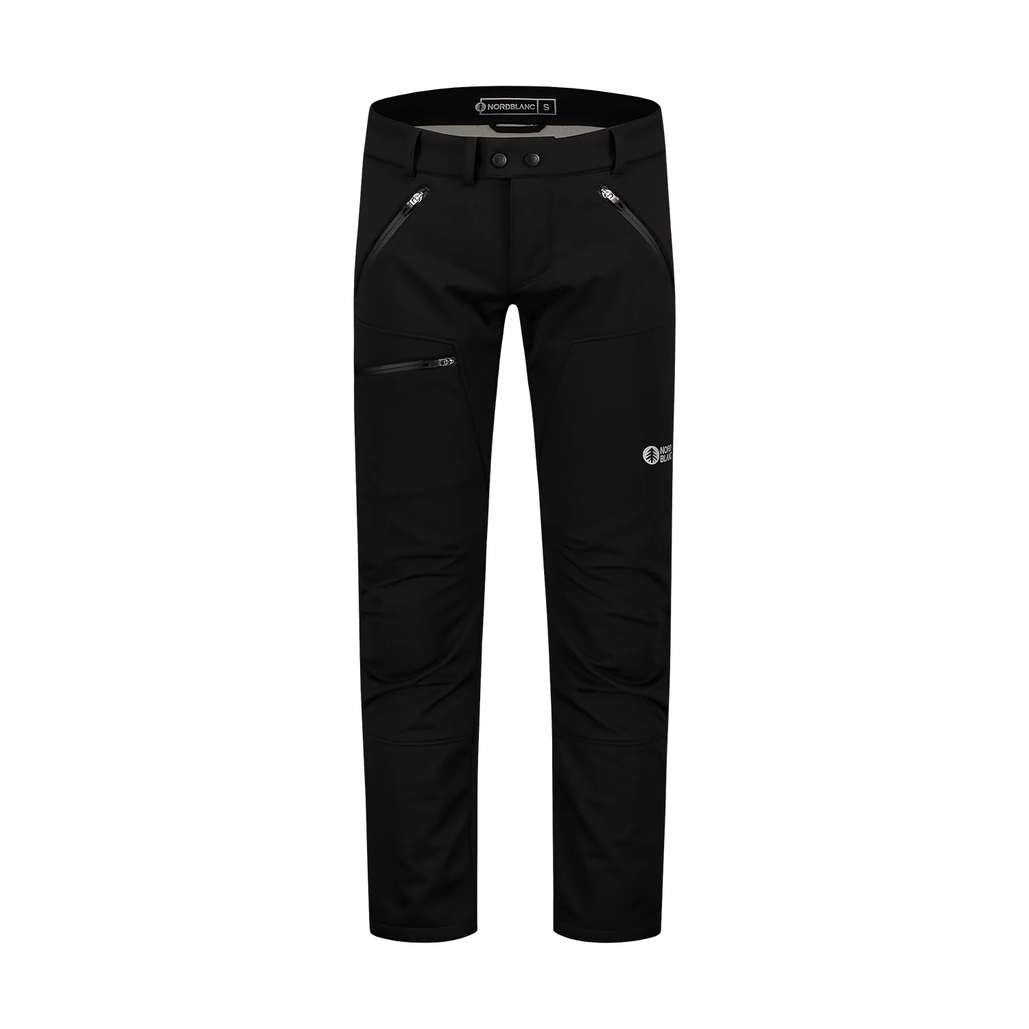 Pantaloni impermeabili izolanti softshell pentru bărbați - BOLDNESS negri-1