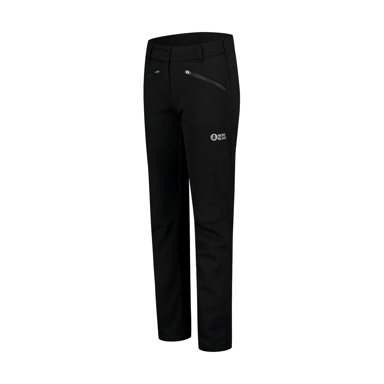 Zateplené nepromokavé softshell kalhoty dámské - BRAVEPATH černé-2