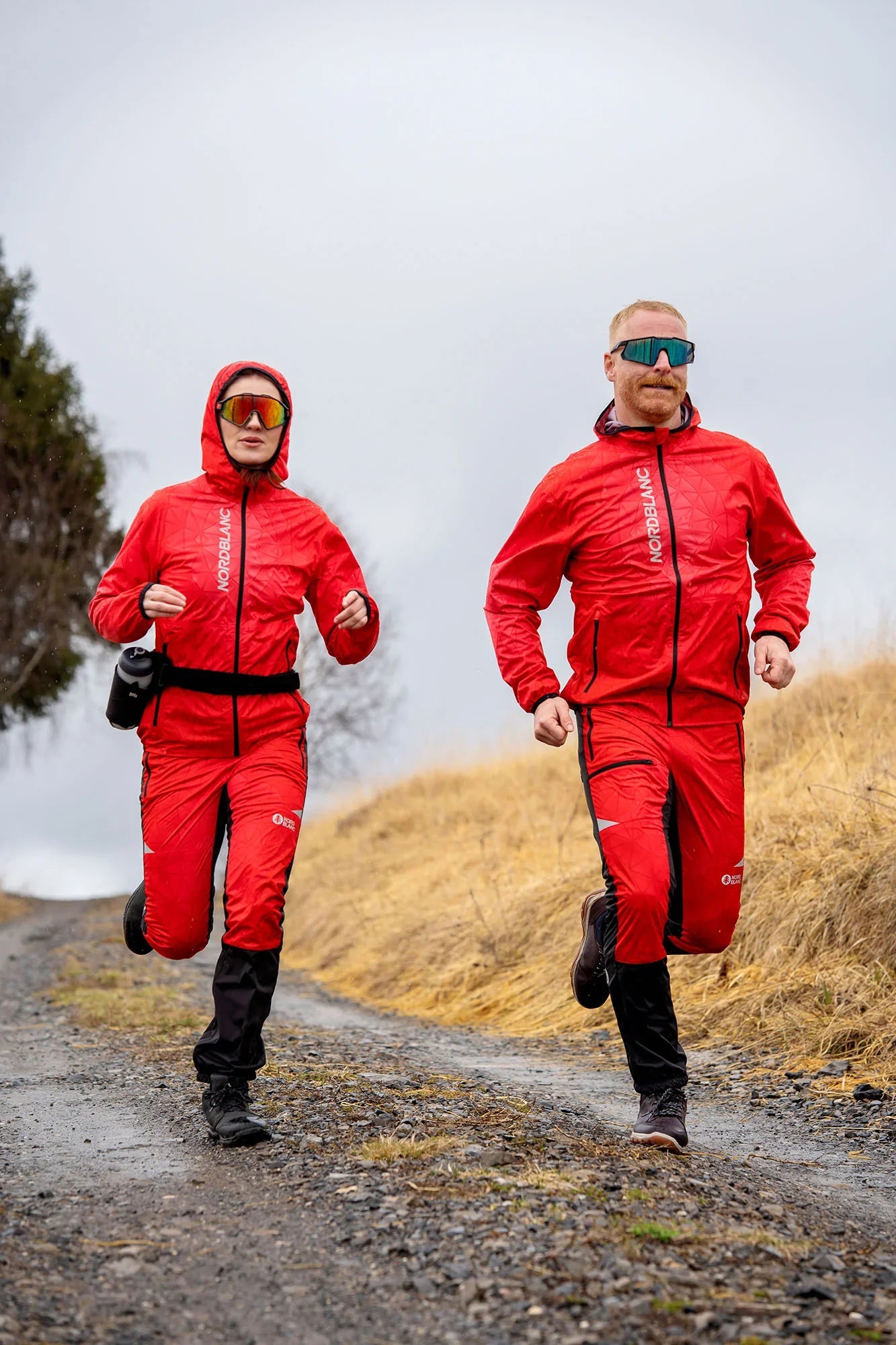 Waterproof light softshell jacket women's - PURESNOW red-2