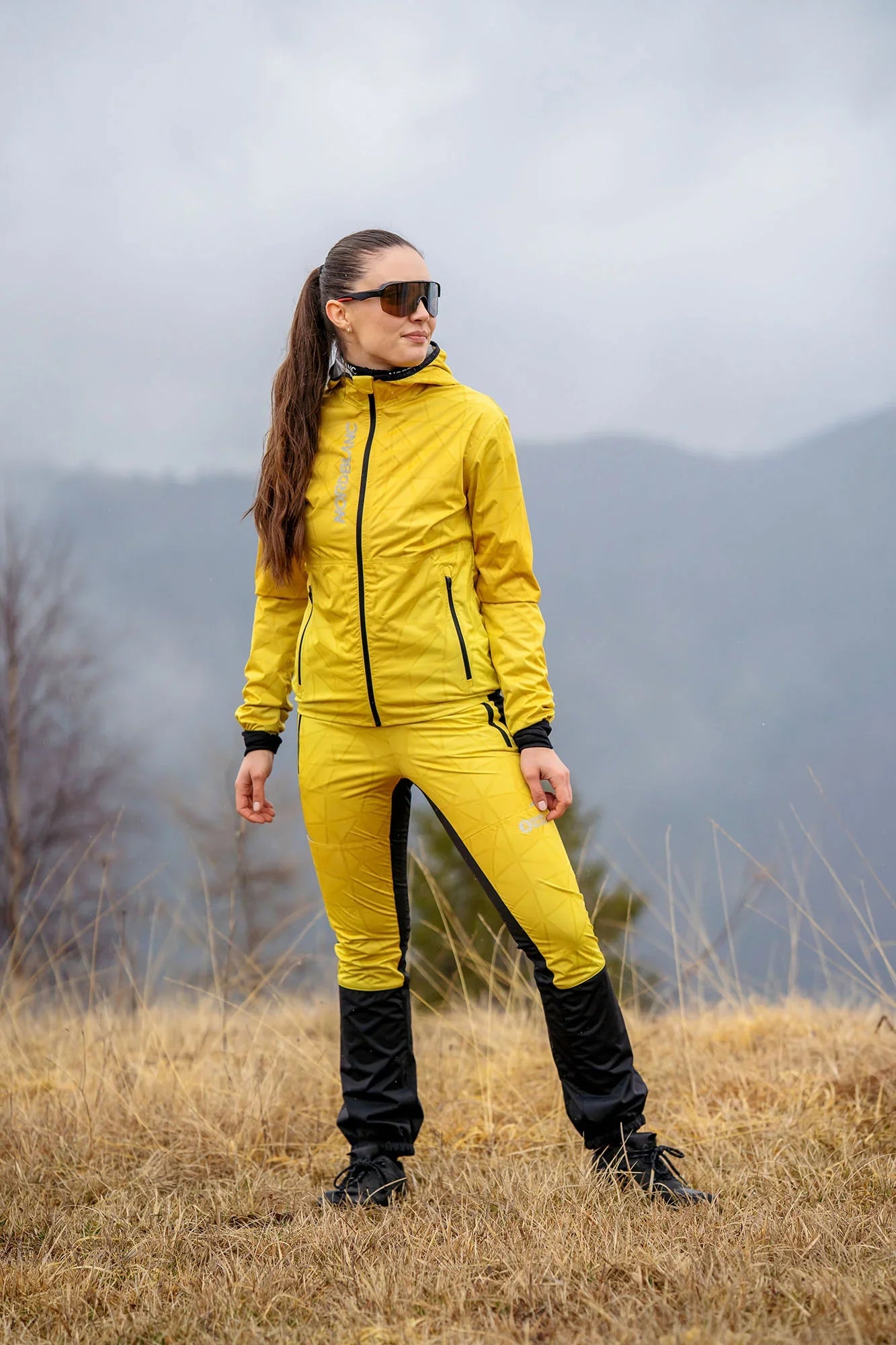 Waterproof light softshell jacket women's - PURESNOW yellow-3
