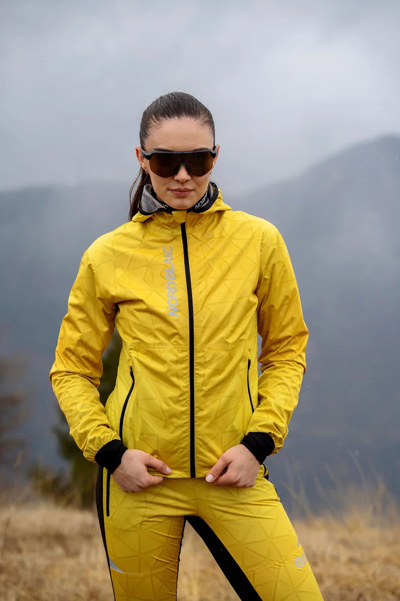 Waterproof light softshell jacket women's - PURESNOW yellow-4