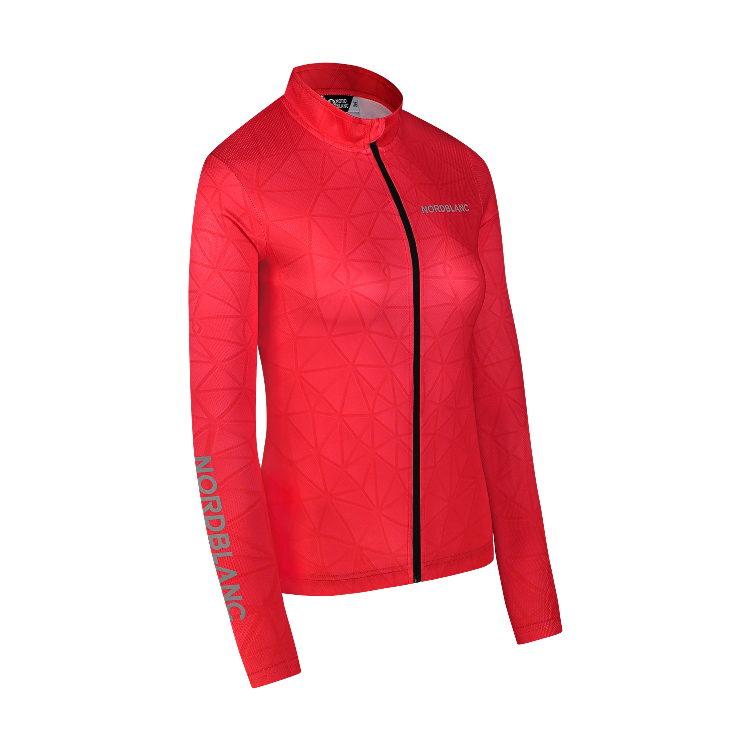Tricoul de ciclism pentru femei - VELOFLOW roșu-2