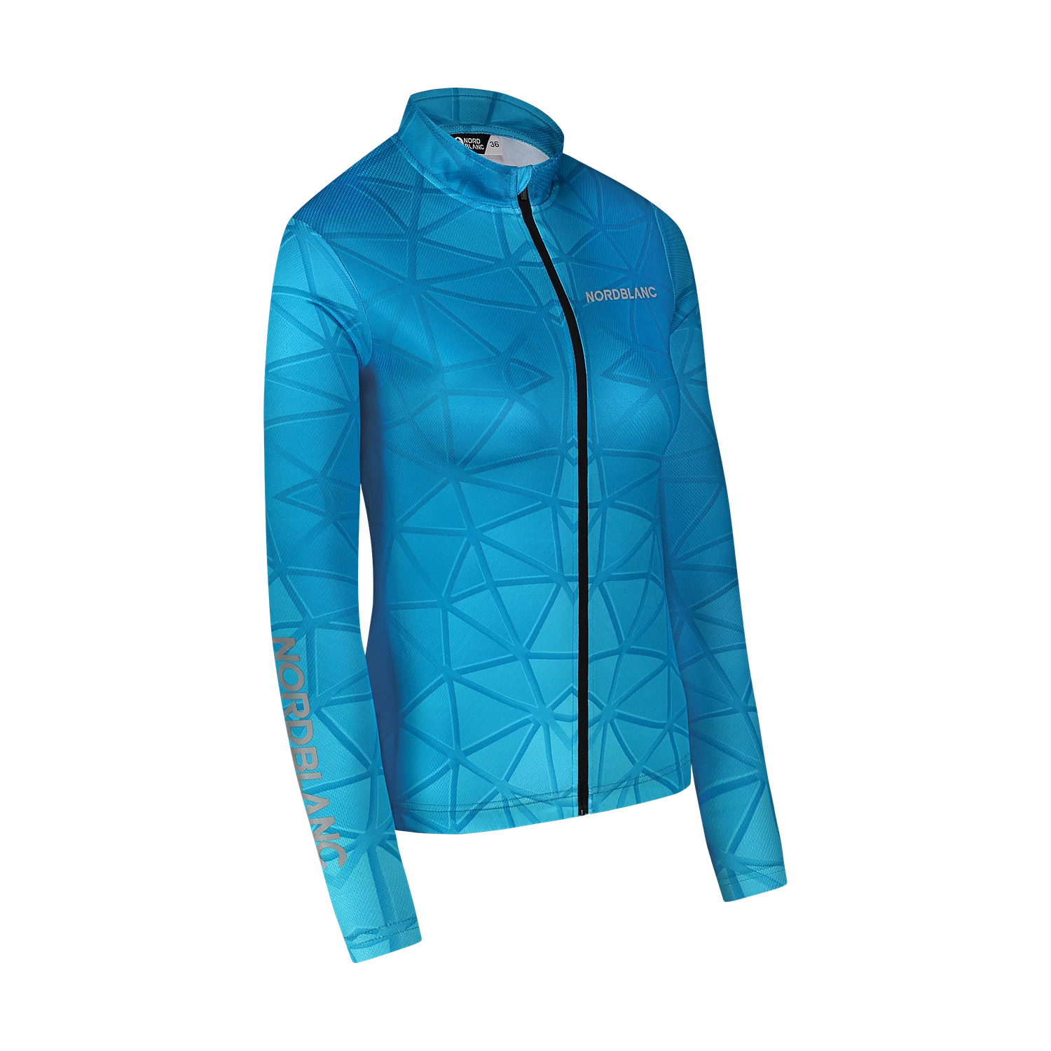 Tricoul de ciclism pentru femei - VELOFLOW albastru-2