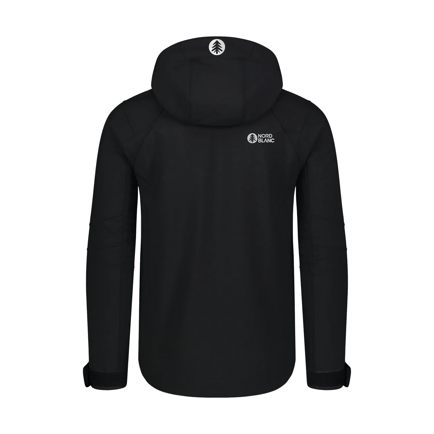 Softshell jacket with fleece men's - BRUME black-3