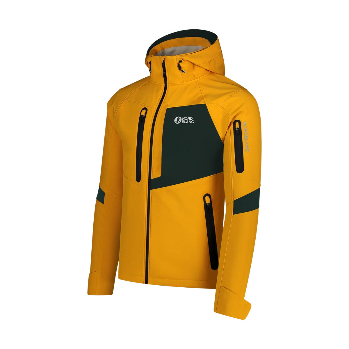 Fleecefodrad softshelljacka herr - BRUME gul – bild 11