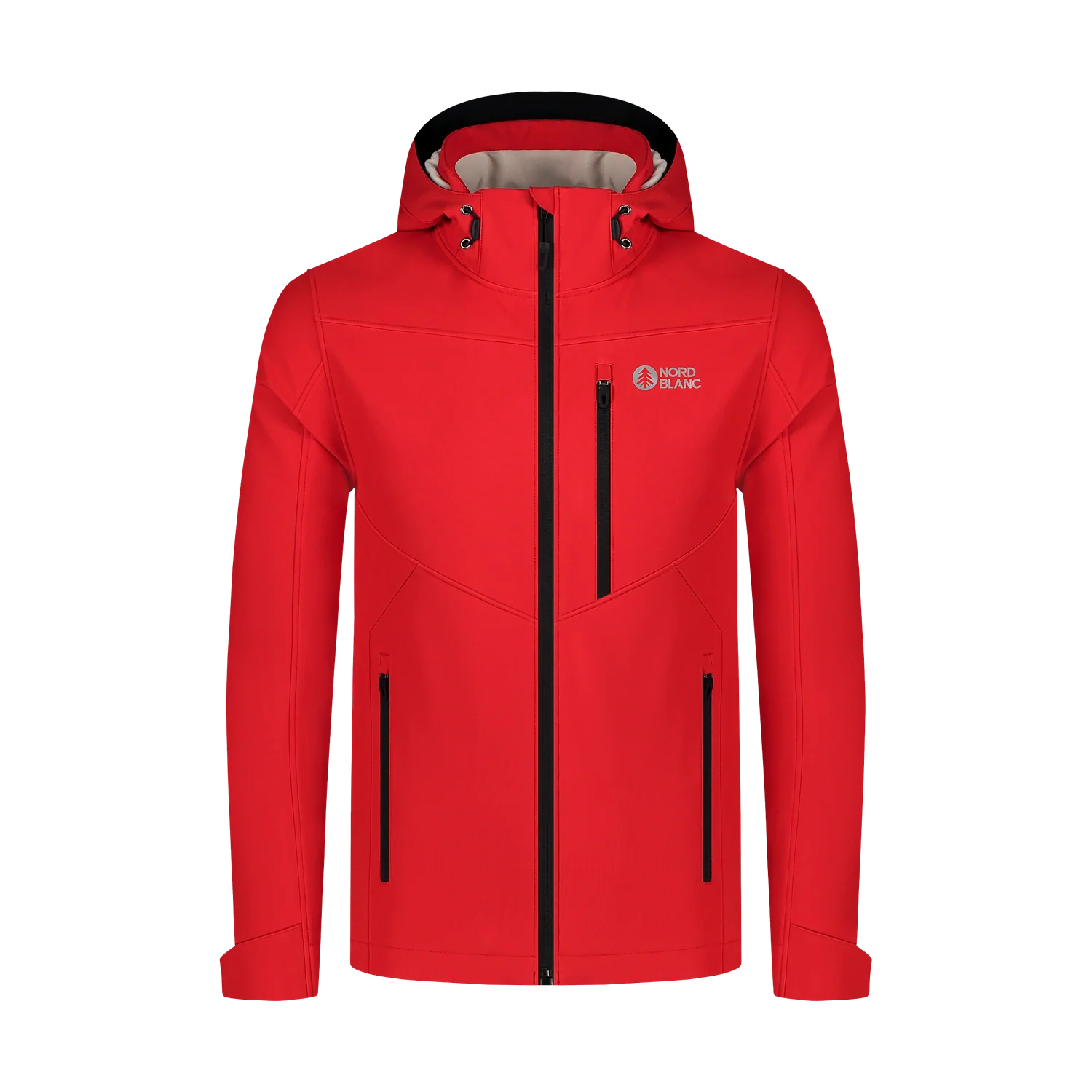 Fleece Gefüttert Softshelljacke Herren - YEWTREE rot-1